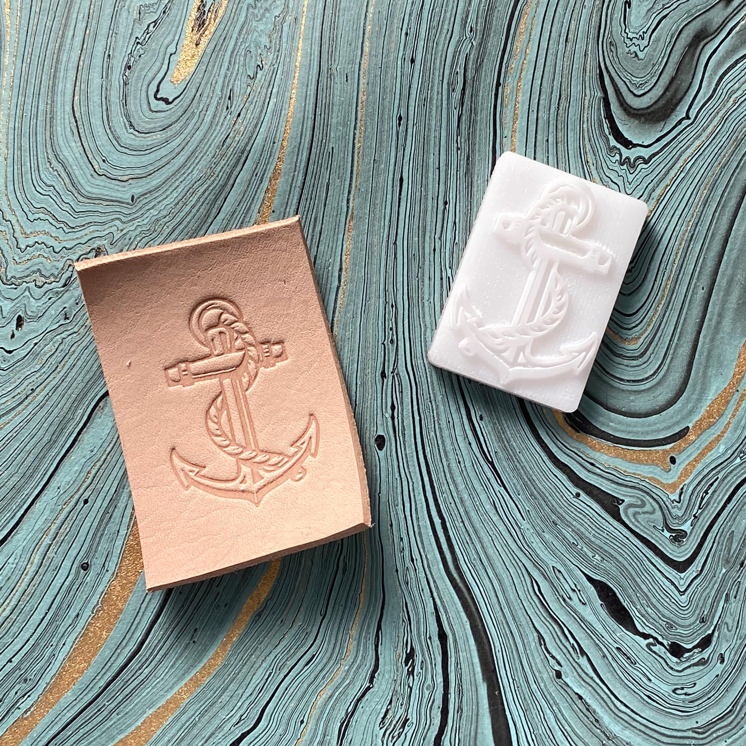 Anchor Delrin Leather Stamp
