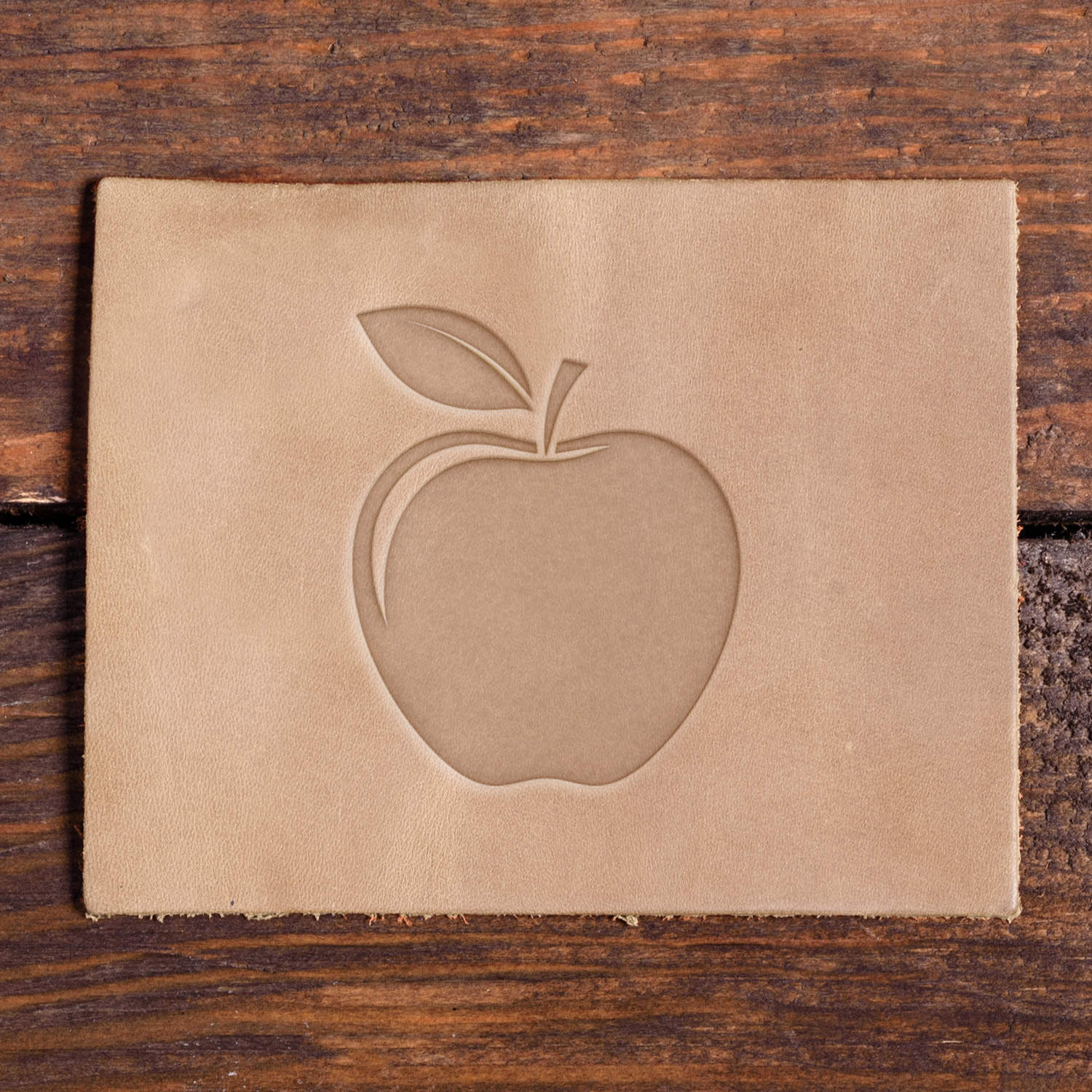 Apple Delrin Leather Stamp