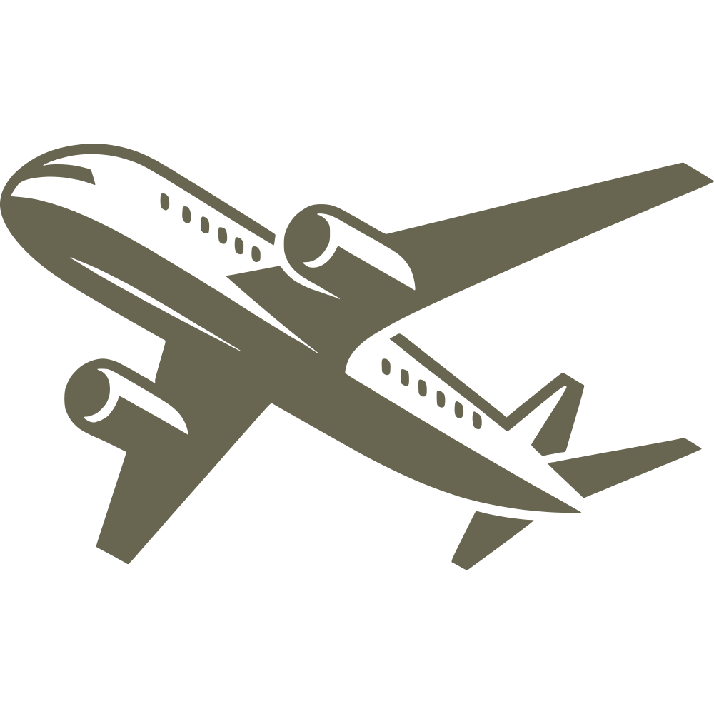 Airplane Delrin Leather Stamp