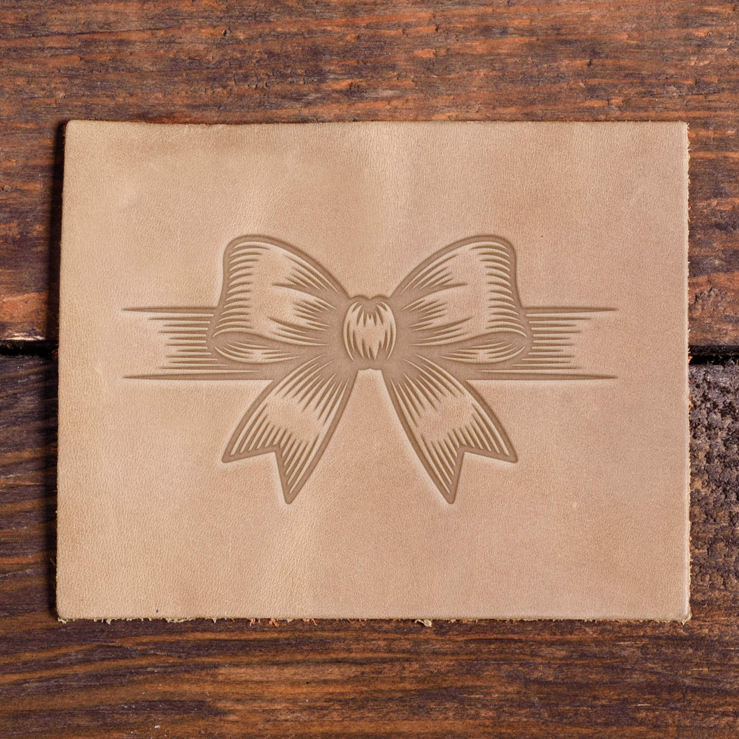 Bow Delrin Leather Stamp