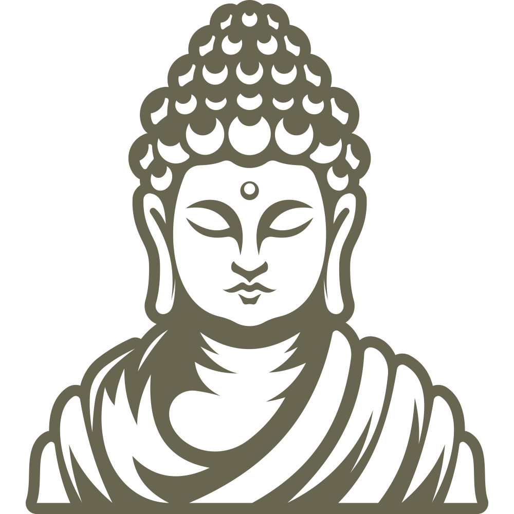 Buddha Head Delrin Leather Stamp