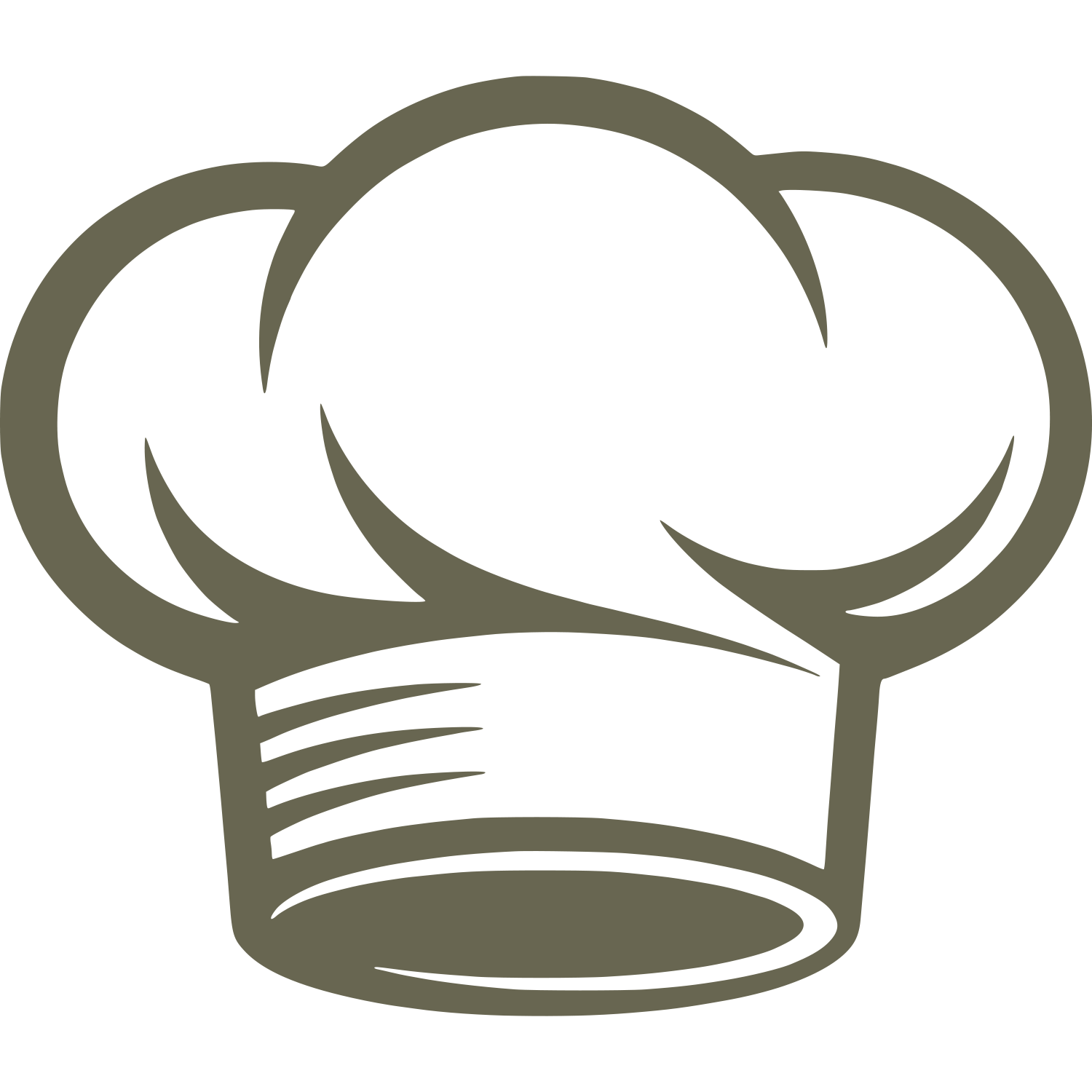 Chef Hat Delrin Leather Stamp