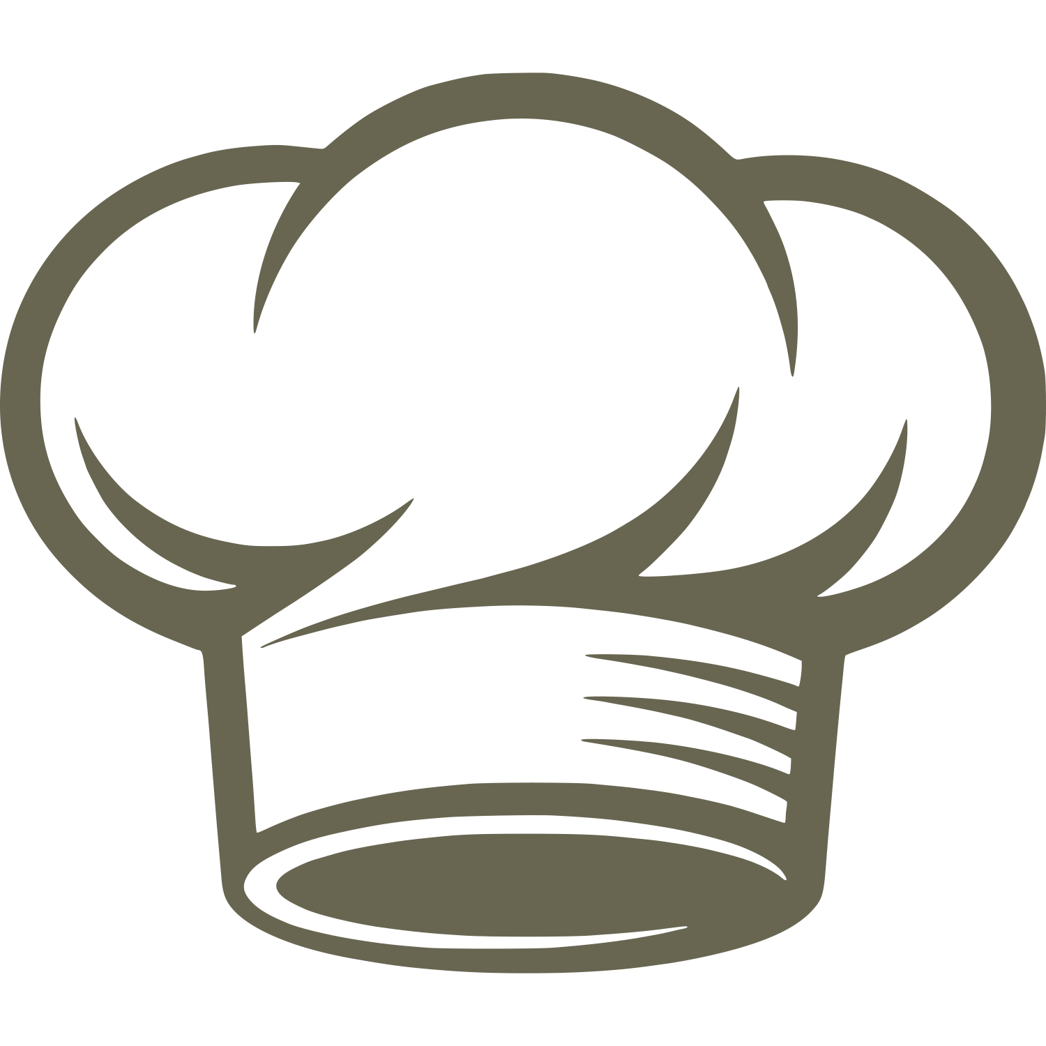 Chef Hat Delrin Leather Stamp