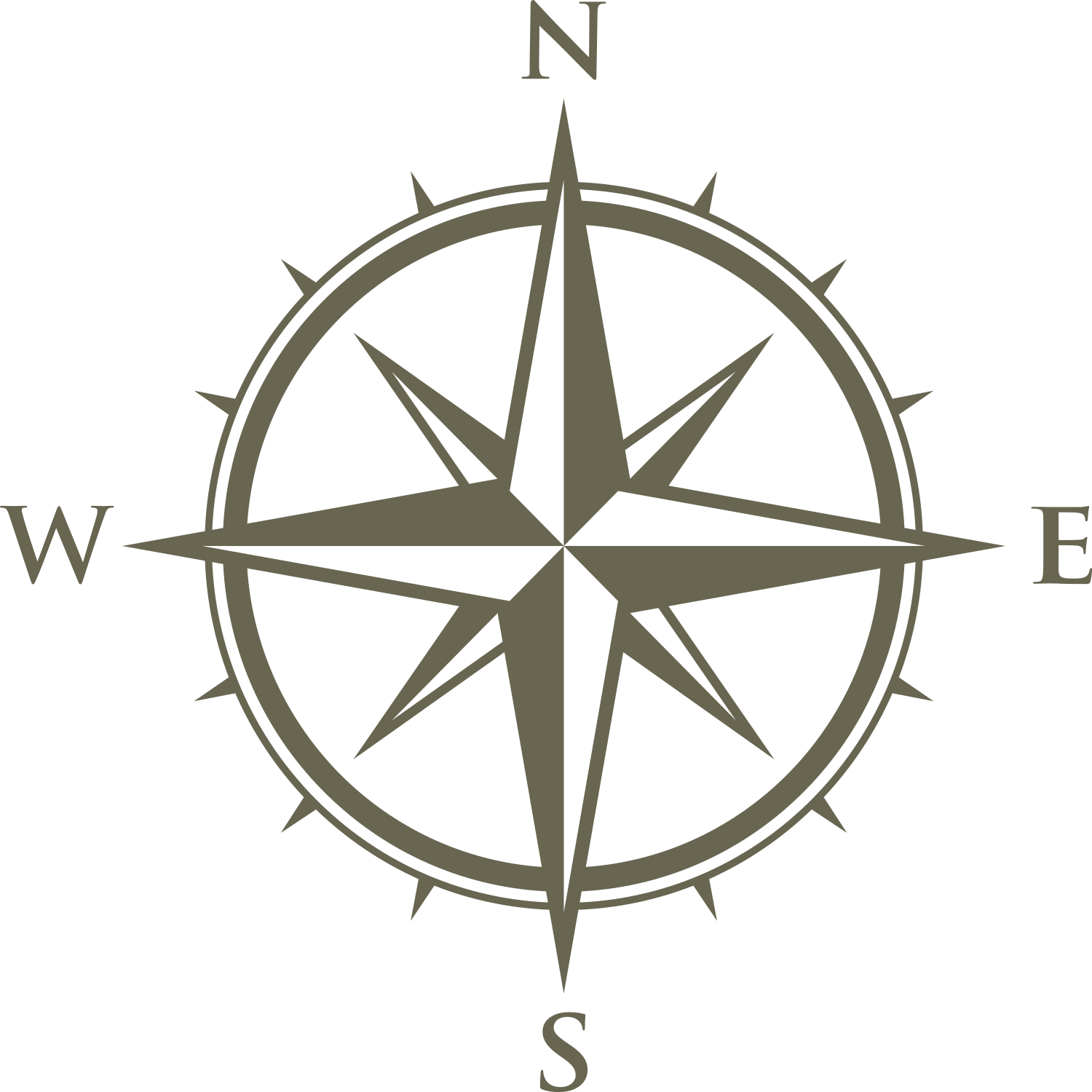 Detailed compass rose design, made for a Delrin leather stamp—great for nautical, travel, or adventure-themed leather goods.