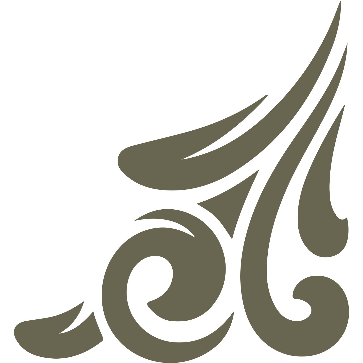 Flourish Corner Delrin Leather Stamp