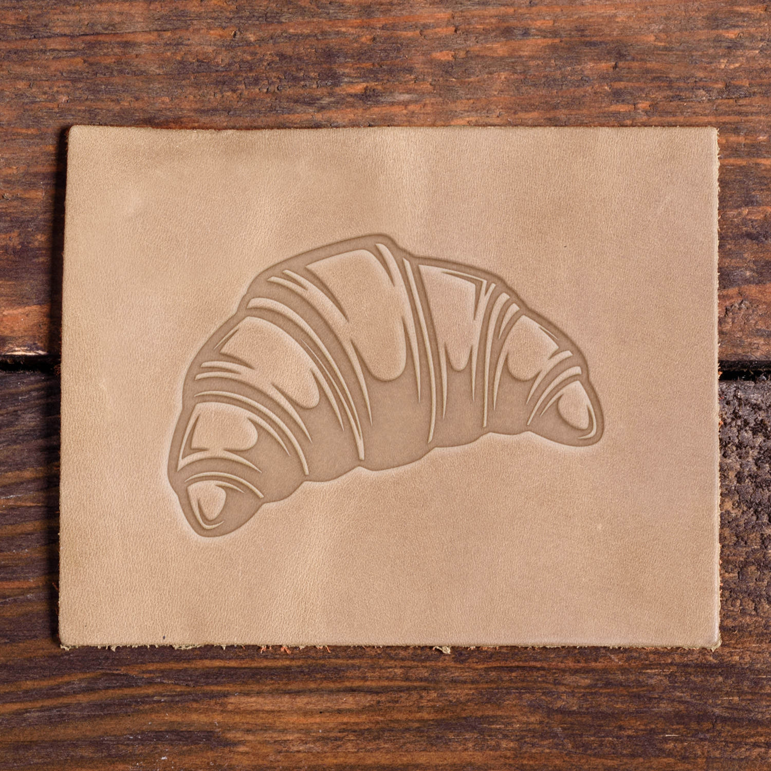 Croissant Delrin Leather Stamp