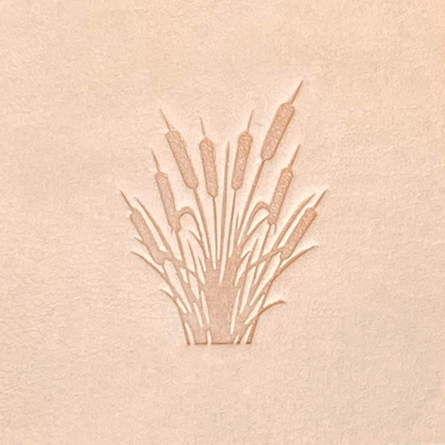 Cattails Delrin Leather Stamp