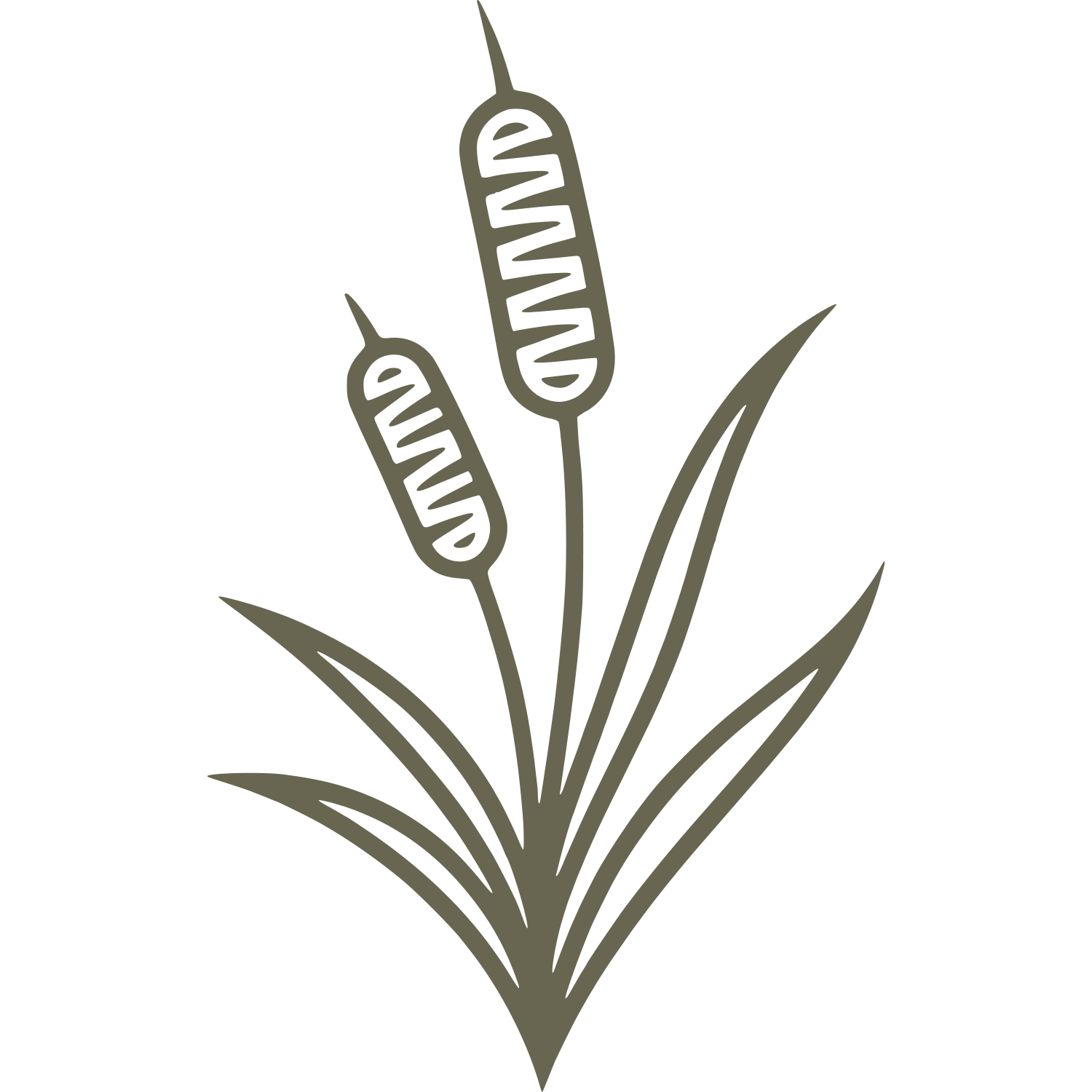 Cattails Delrin Leather Stamp