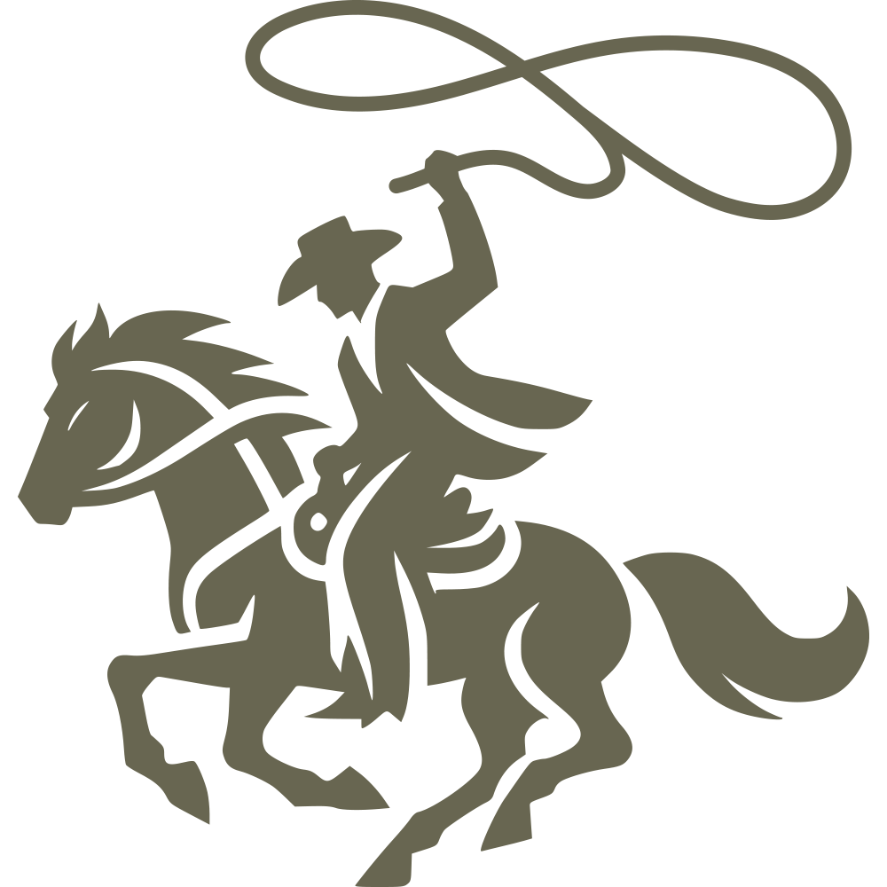Cowboy Delrin Leather Stamp