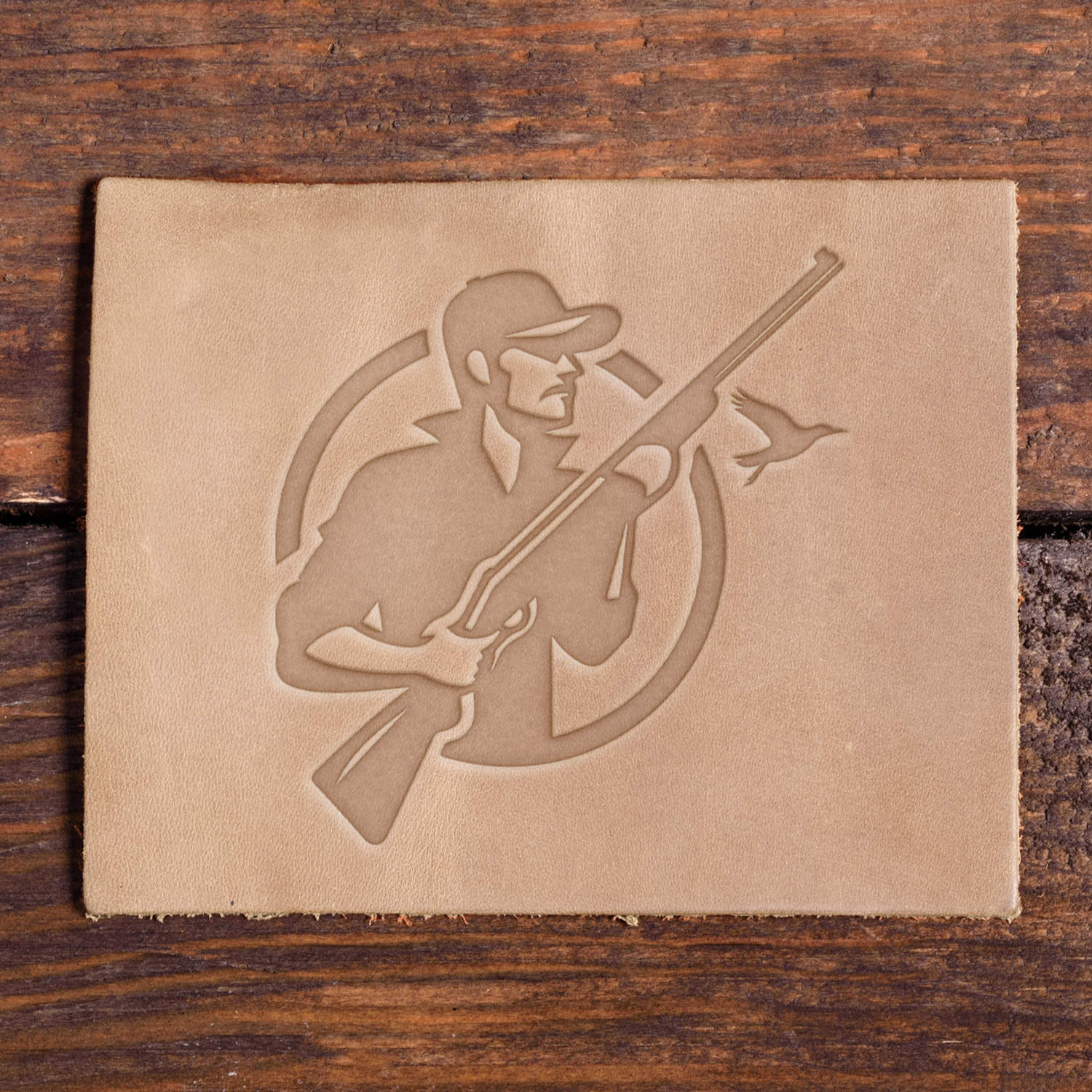 Duck Hunter Delrin Leather Stamp