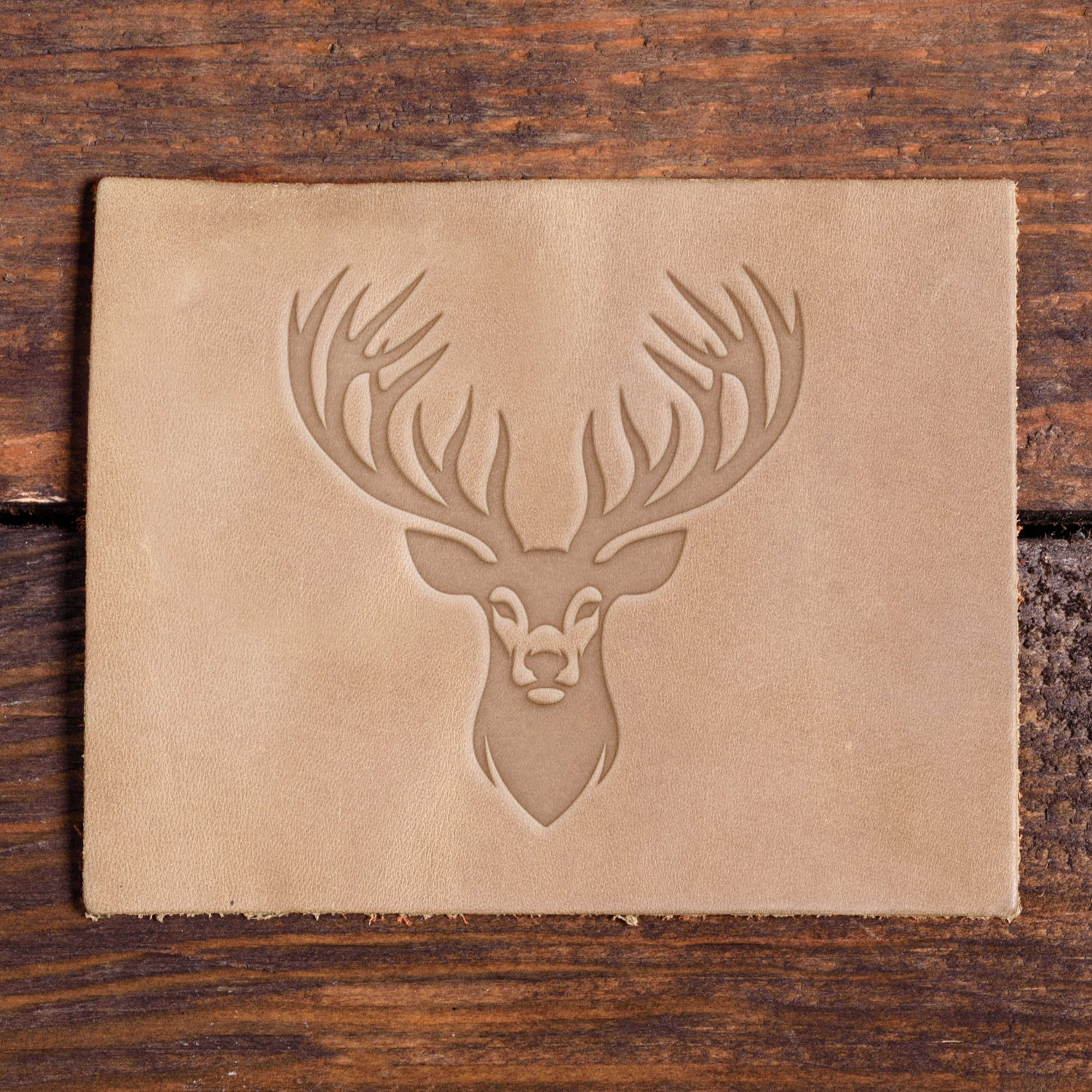Deer Head Delrin Leather Stamp