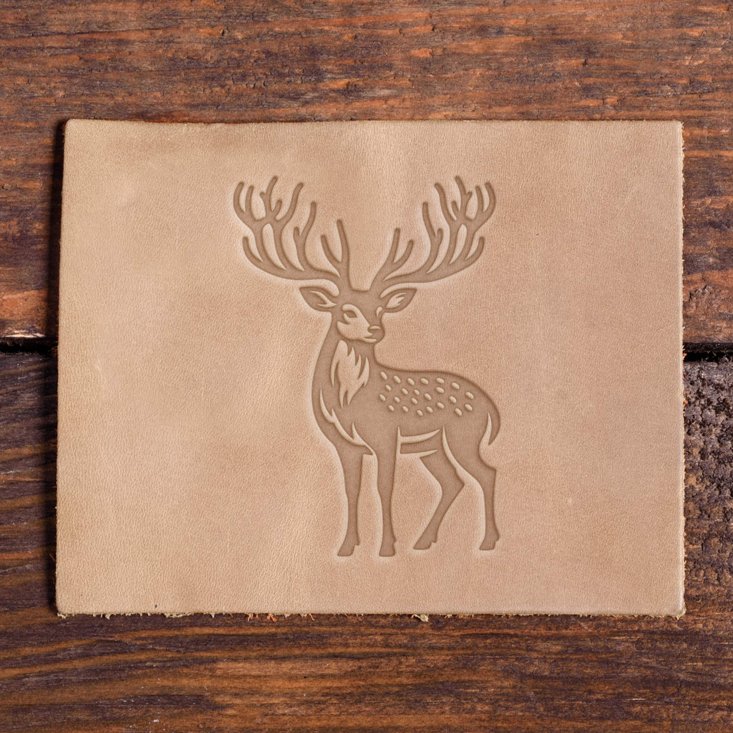 Deer Delrin Leather Stamp