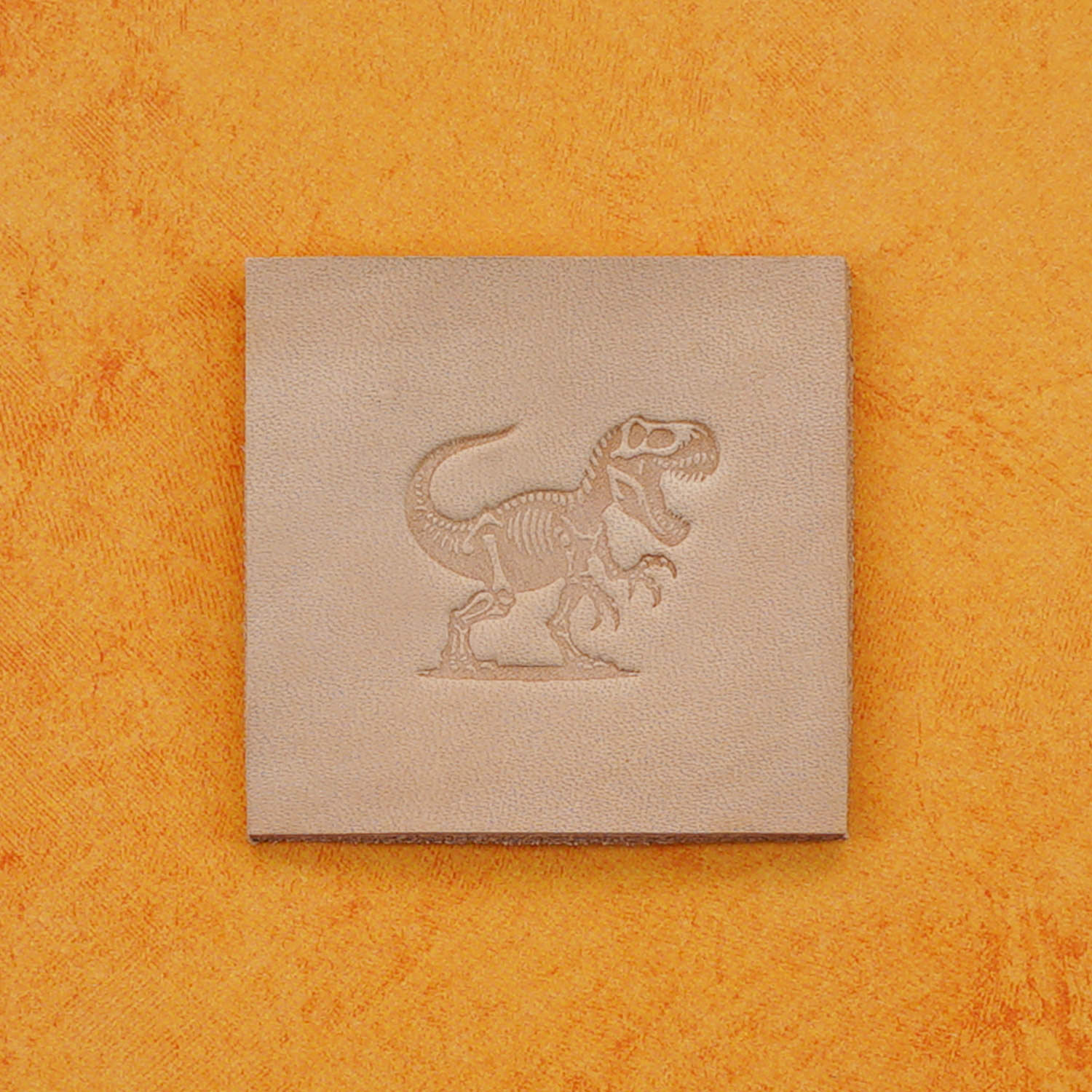 T. Rex Dinosaur Skeleton Delrin Leather Stamp