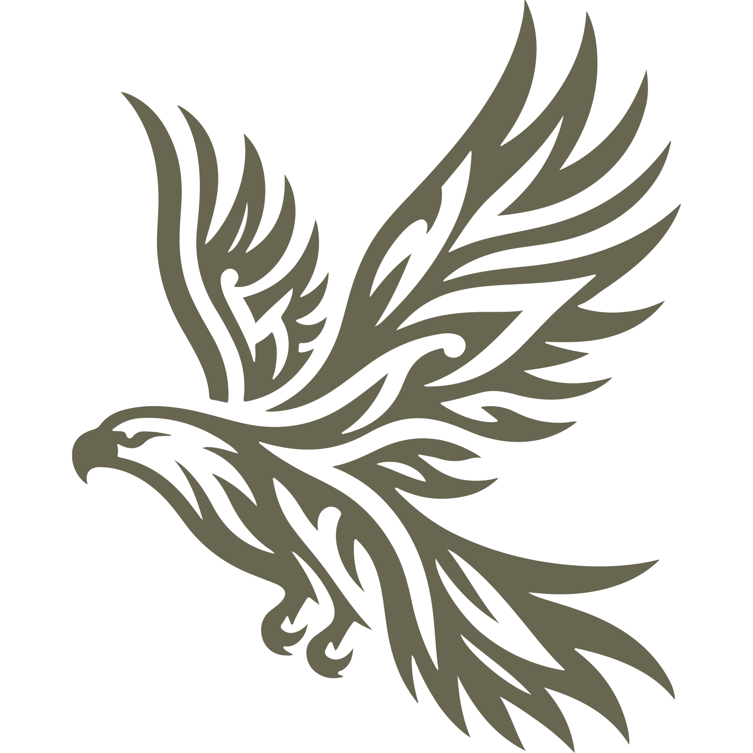 Flying Eagle Delrin Leather Stamp