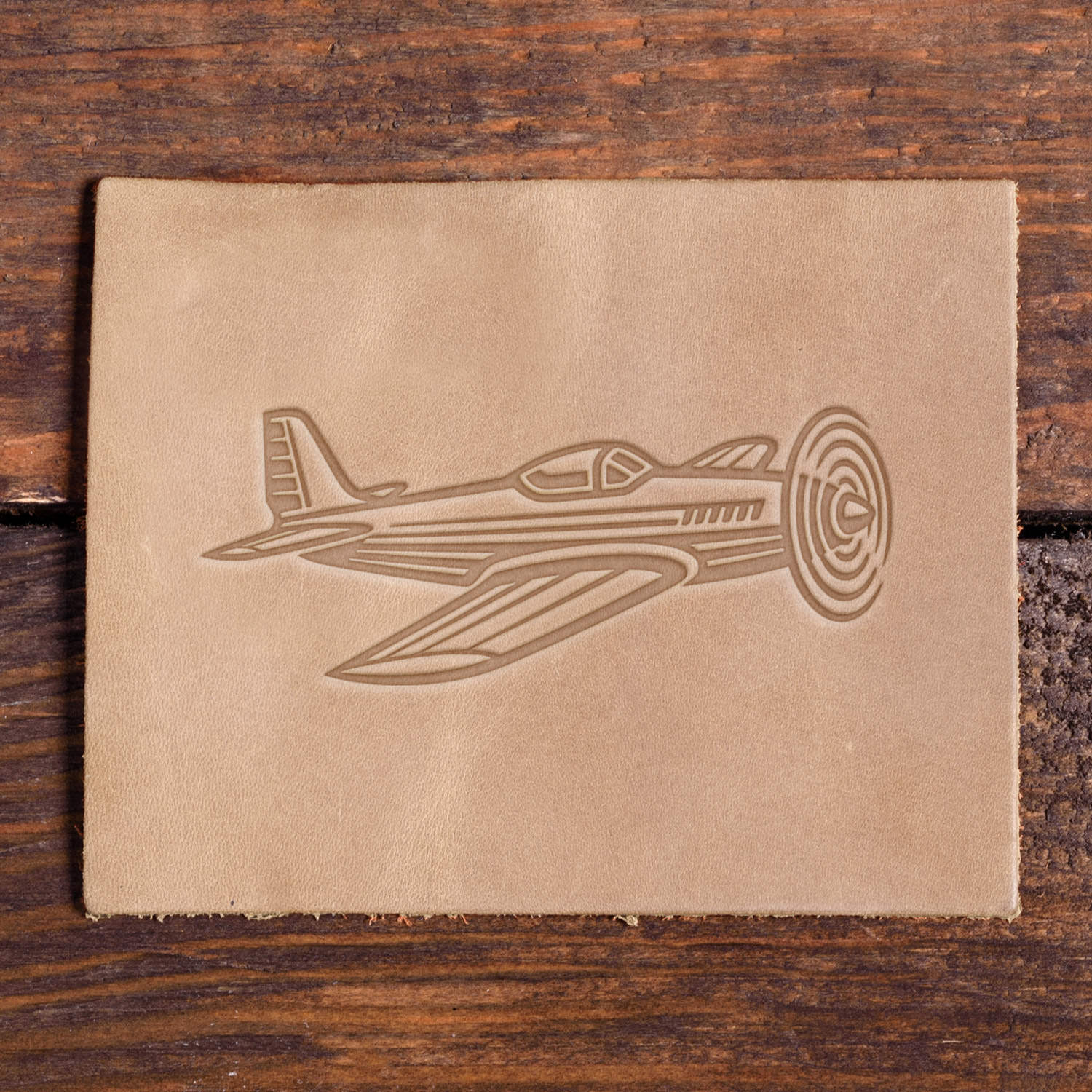 Fighter Jet Delrin Leather Stamp