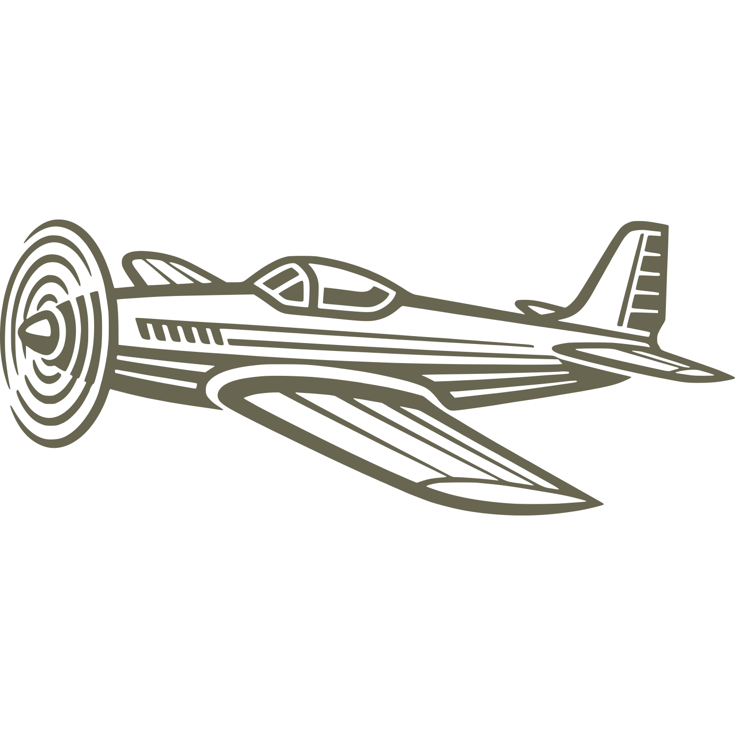 Fighter Jet Delrin Leather Stamp