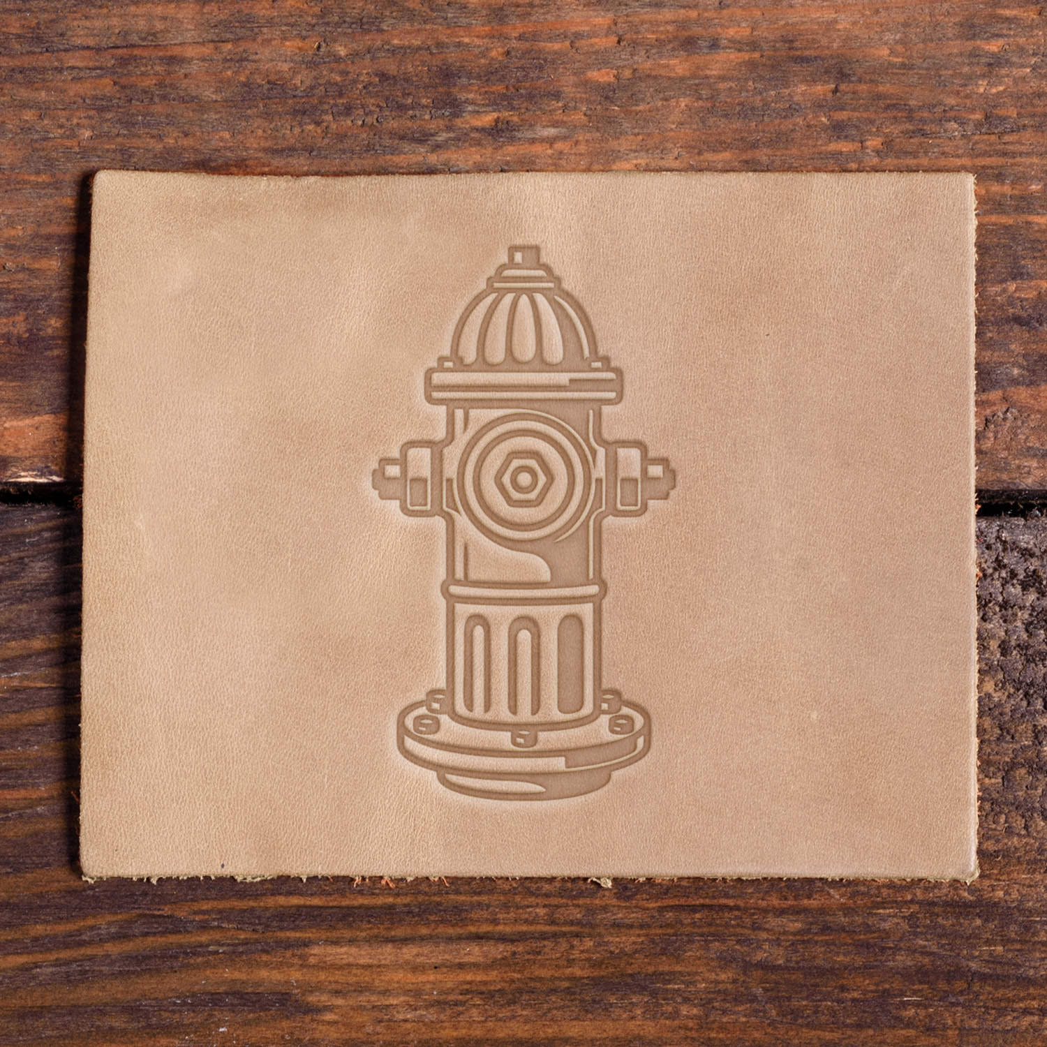 Fire Hydrant Delrin Leather Stamp
