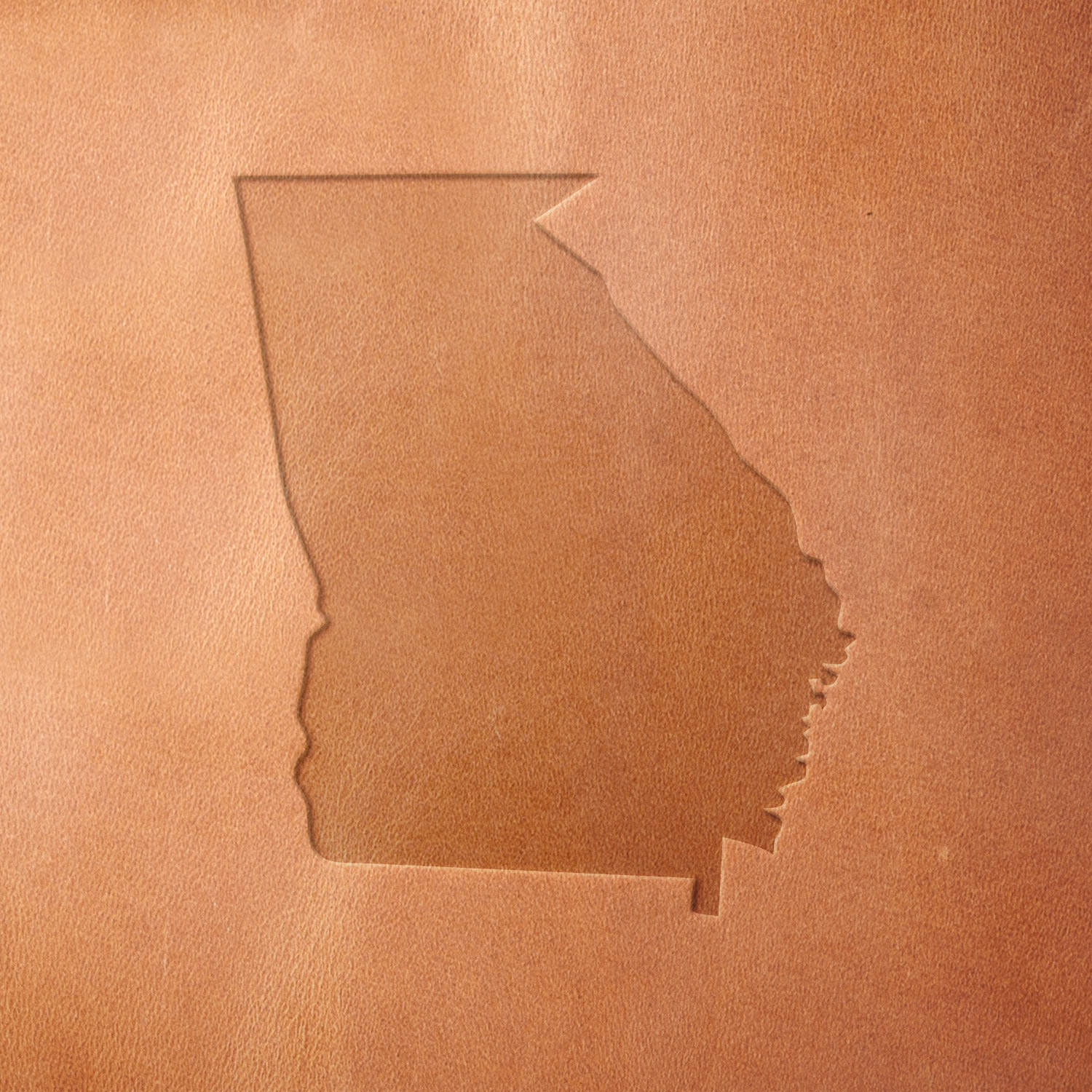 Georgia State Shape Delrin Leather Stamp