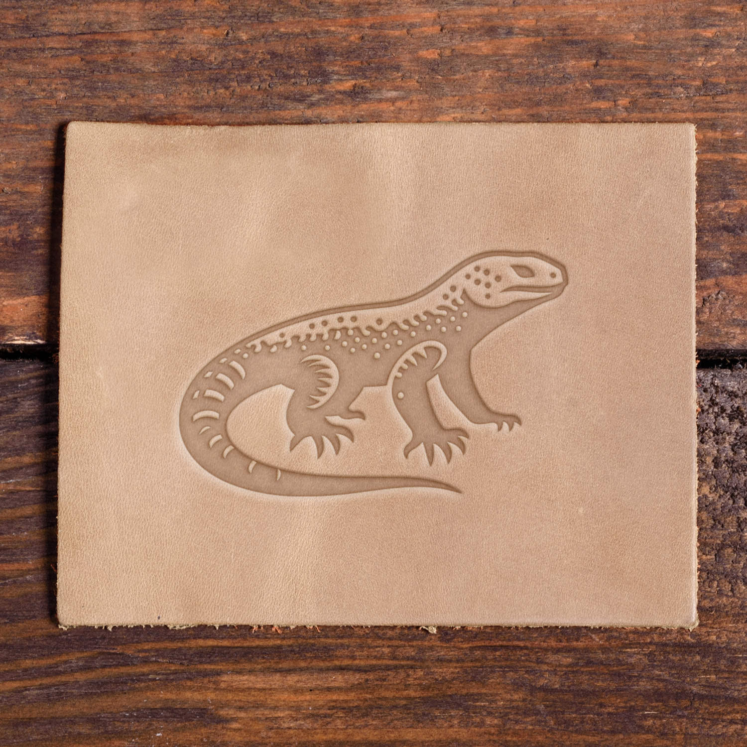 Gila Monster Delrin Leather Stamp