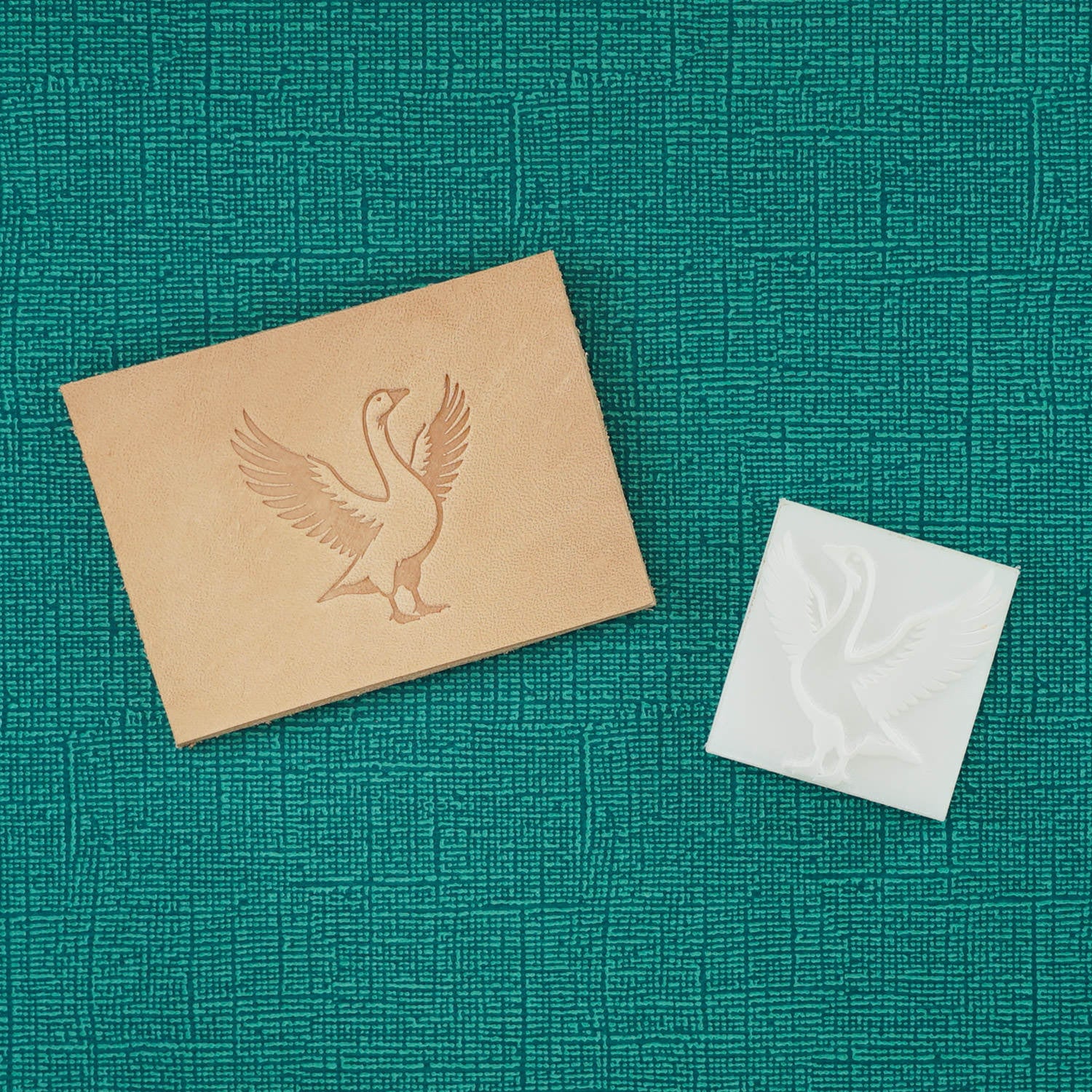 Goose Delrin Leather Stamp