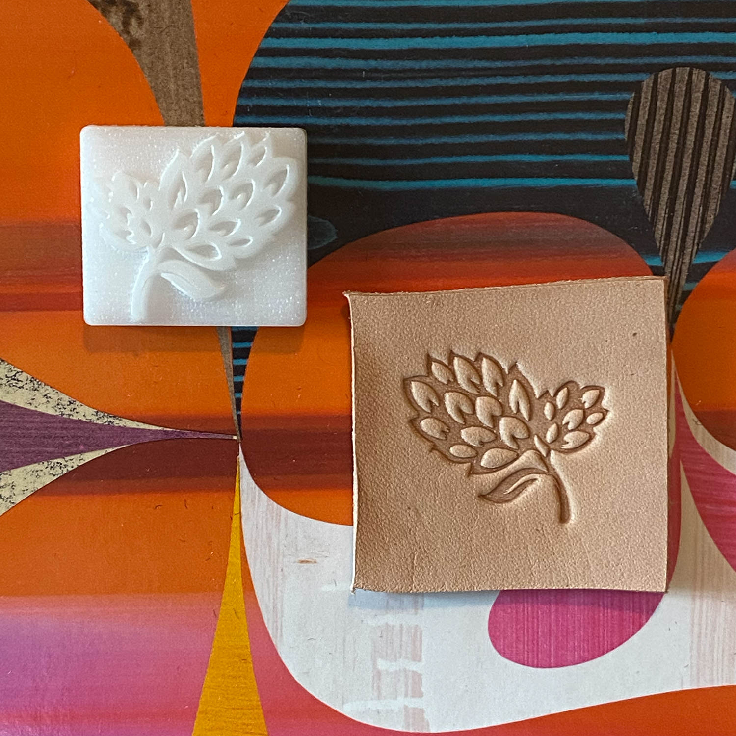 Hops Delrin Leather Stamp