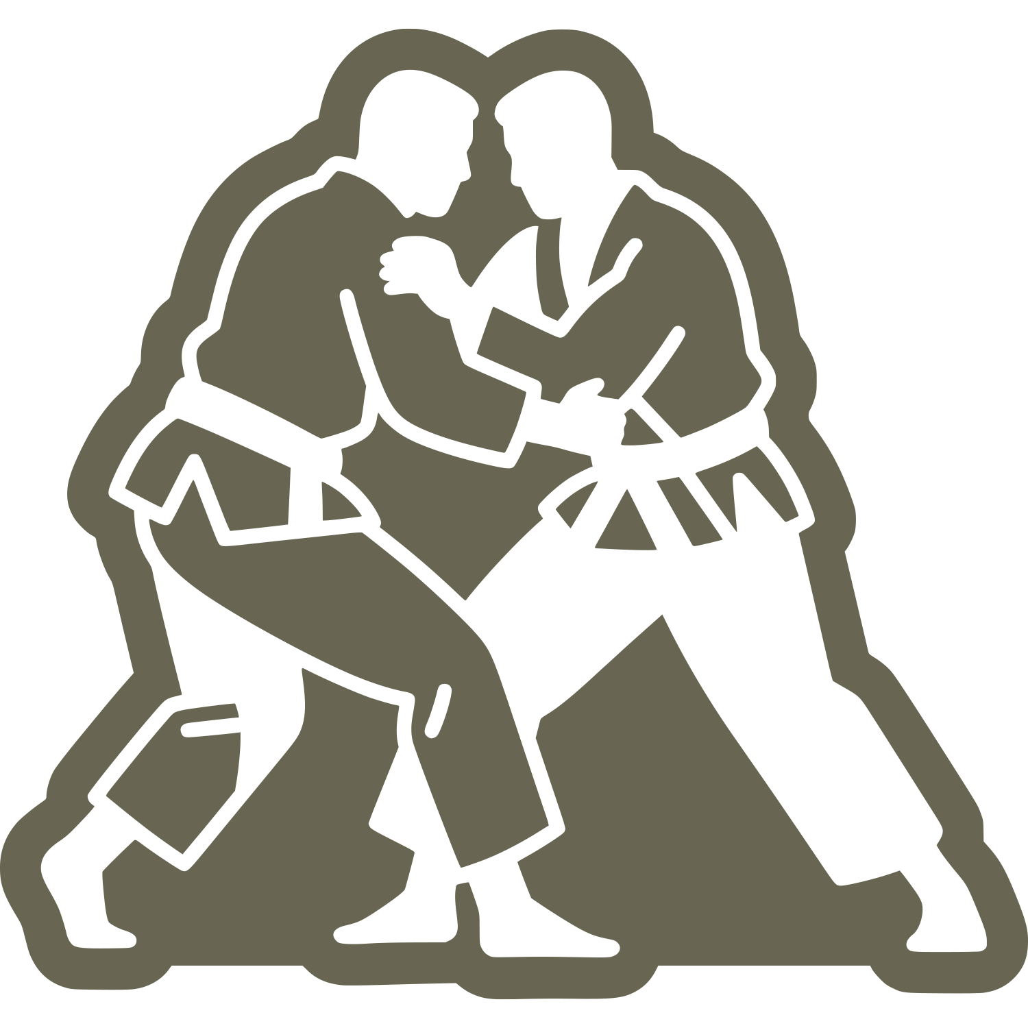Karate Fighters Delrin Leather Stamp