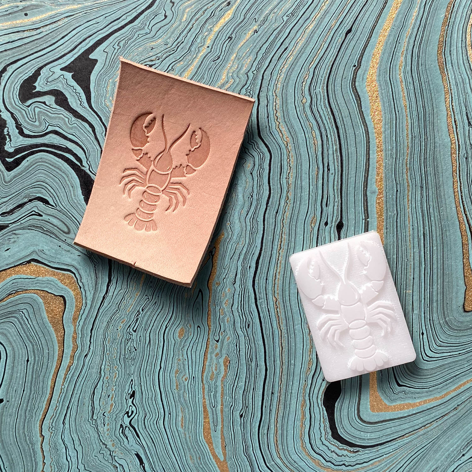 Lobster Delrin Leather Stamp