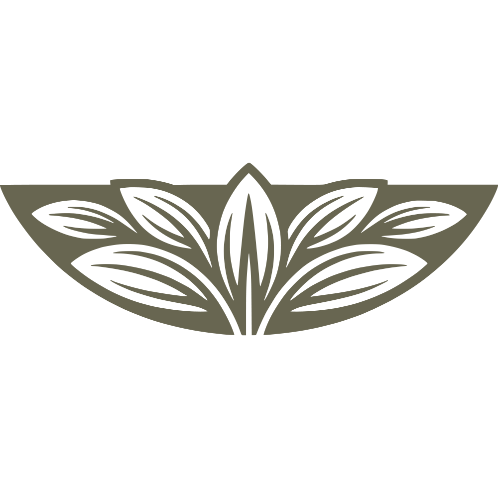 Decorative Leaf Border Delrin Leather Stamp