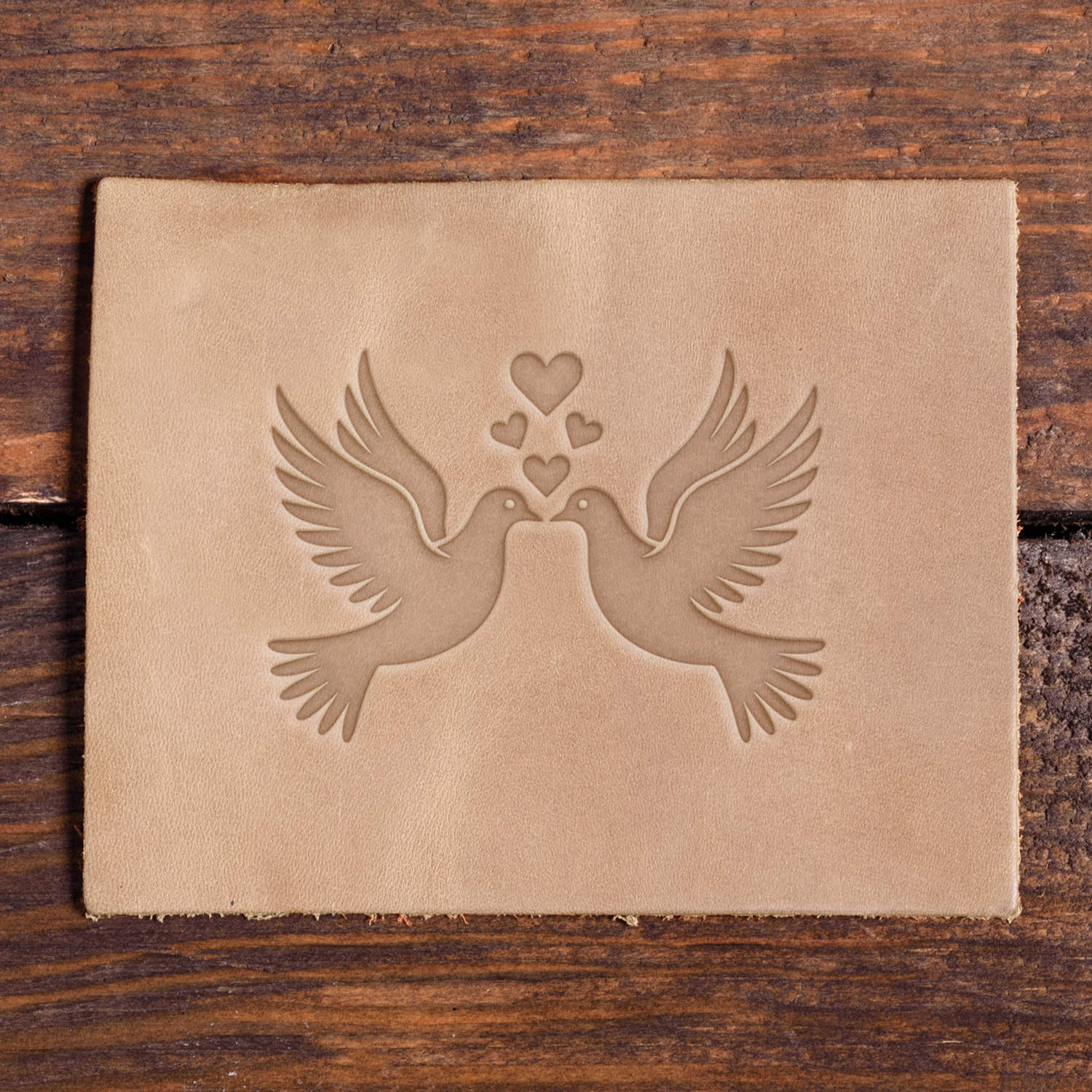 Love Birds Delrin Leather Stamp