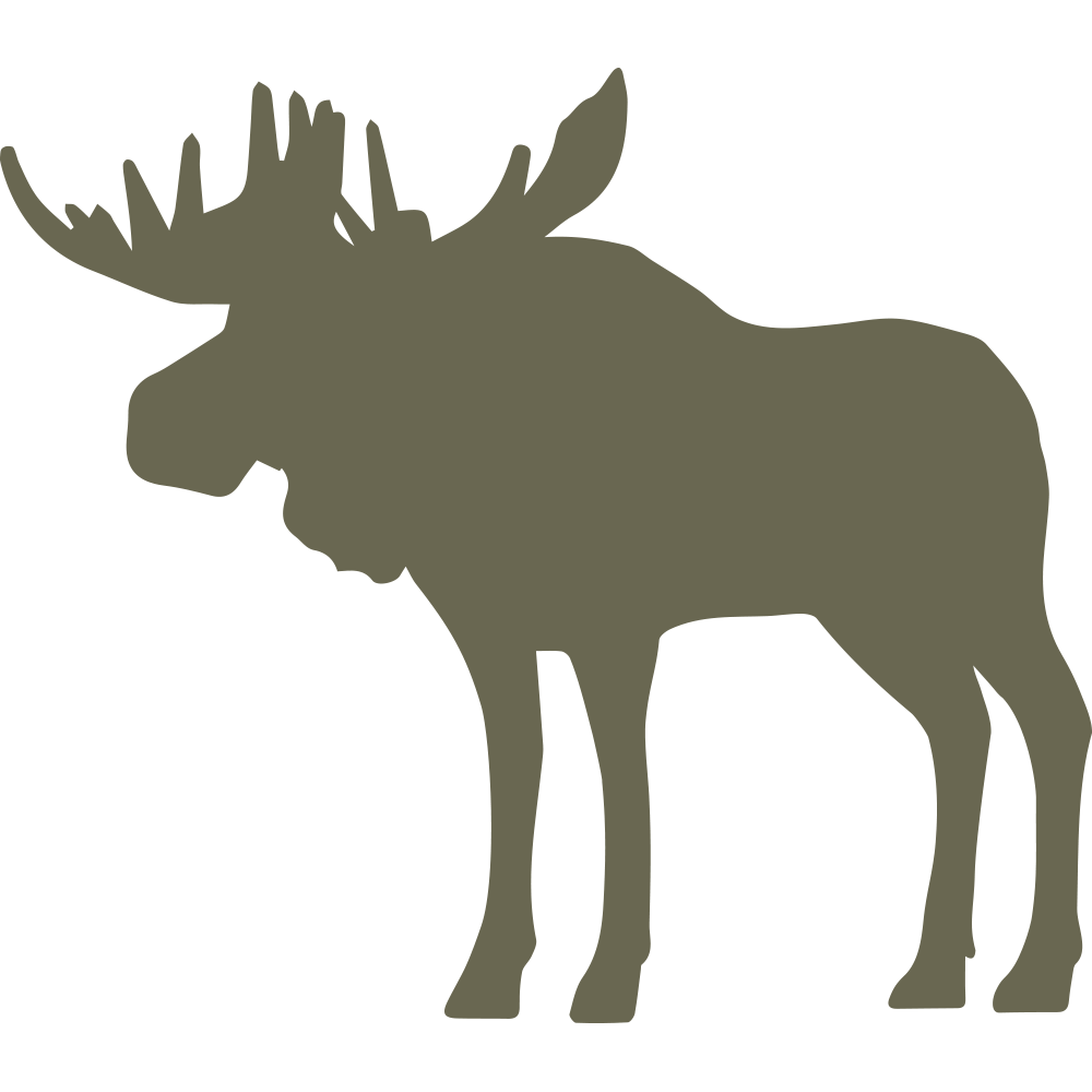 Moose Delrin Leather Stamp