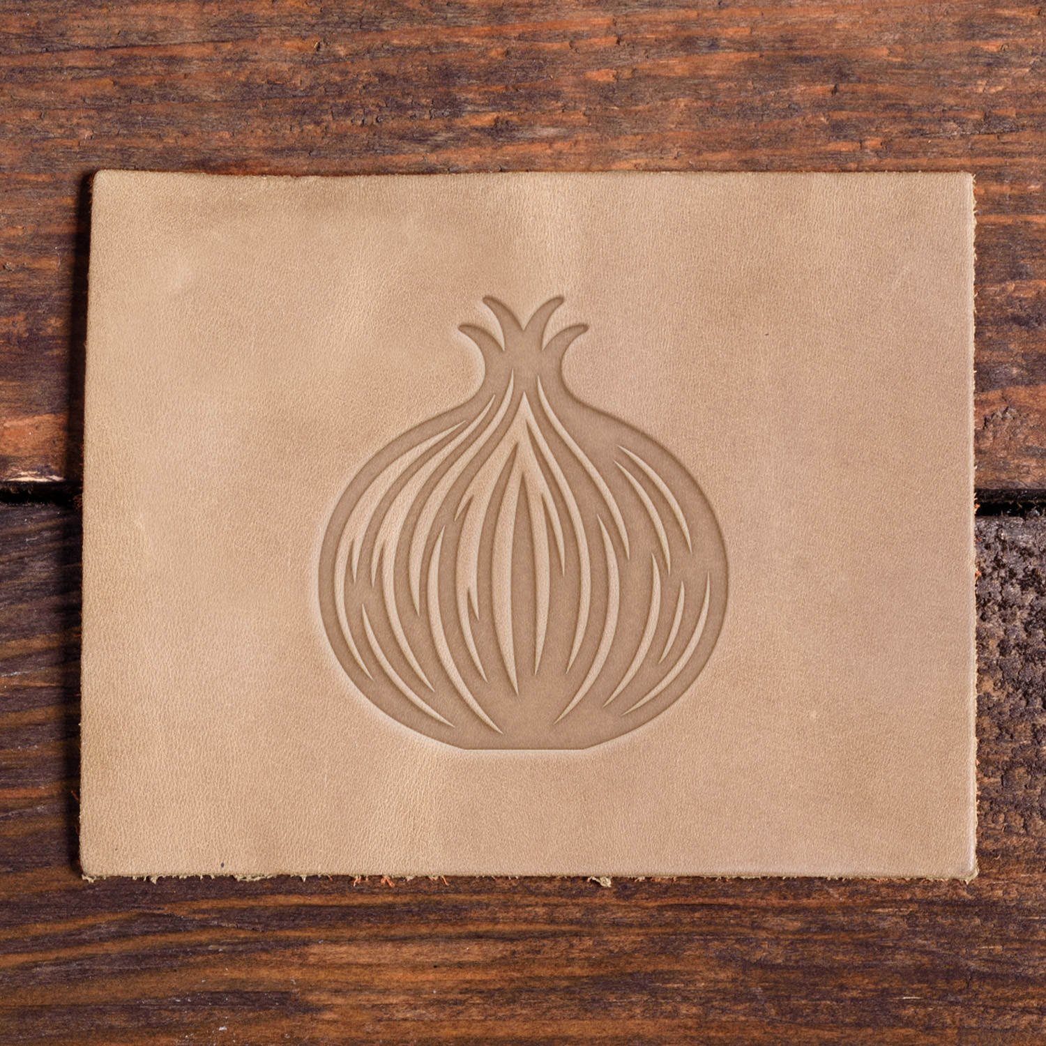 Onion Delrin Leather Stamp