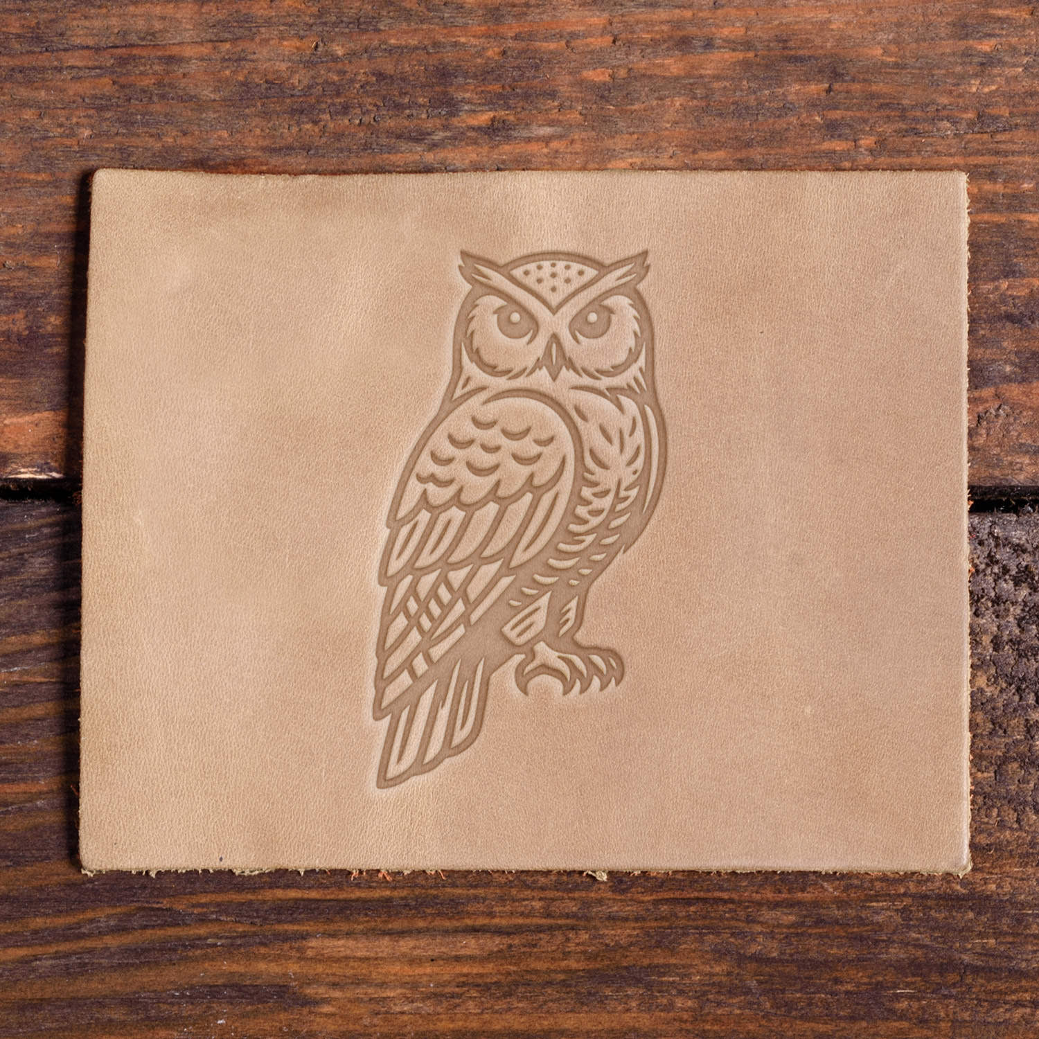 Owl Delrin Leather Stamp
