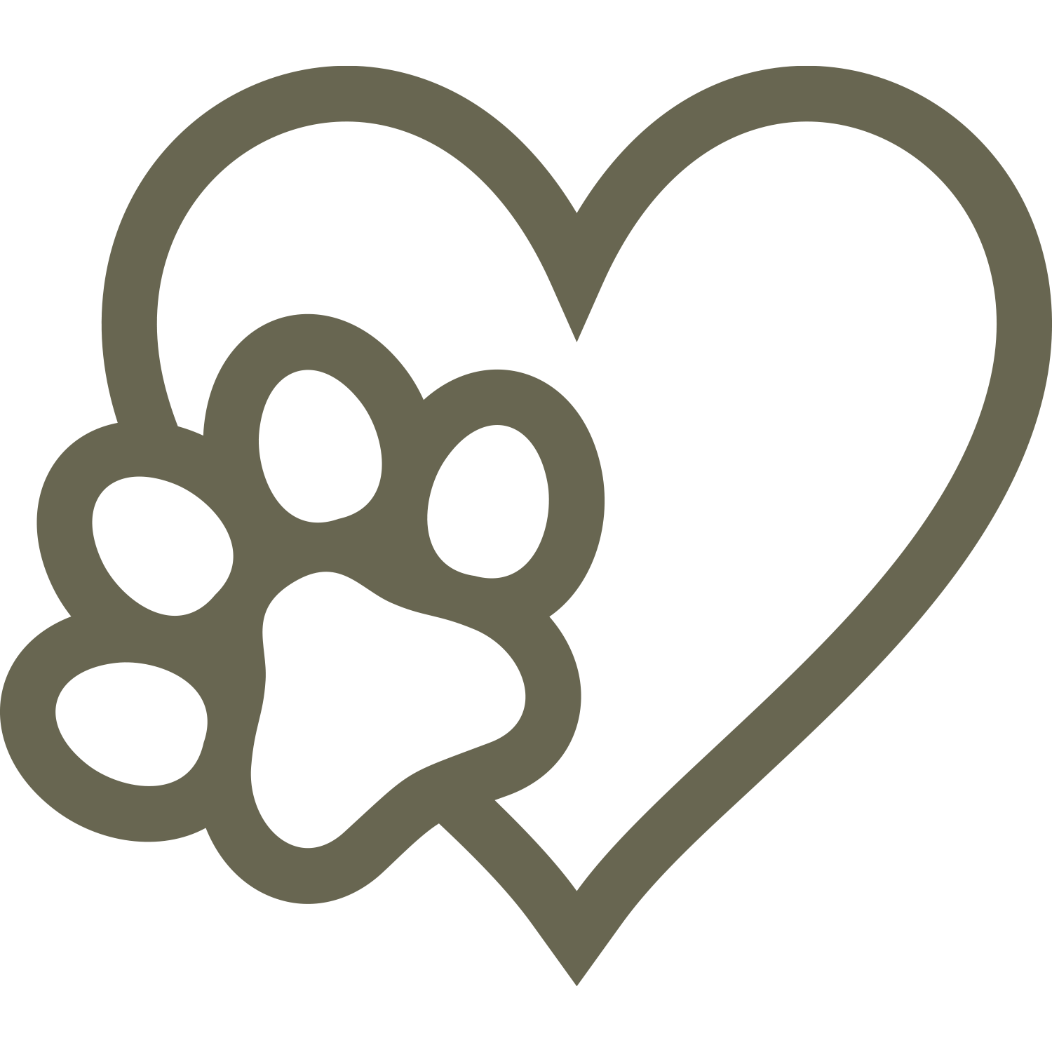 Heart and paw print design made into a Delrin leather stamp—perfect for pet memorials, custom collars, or handmade leather gifts for animal lovers.