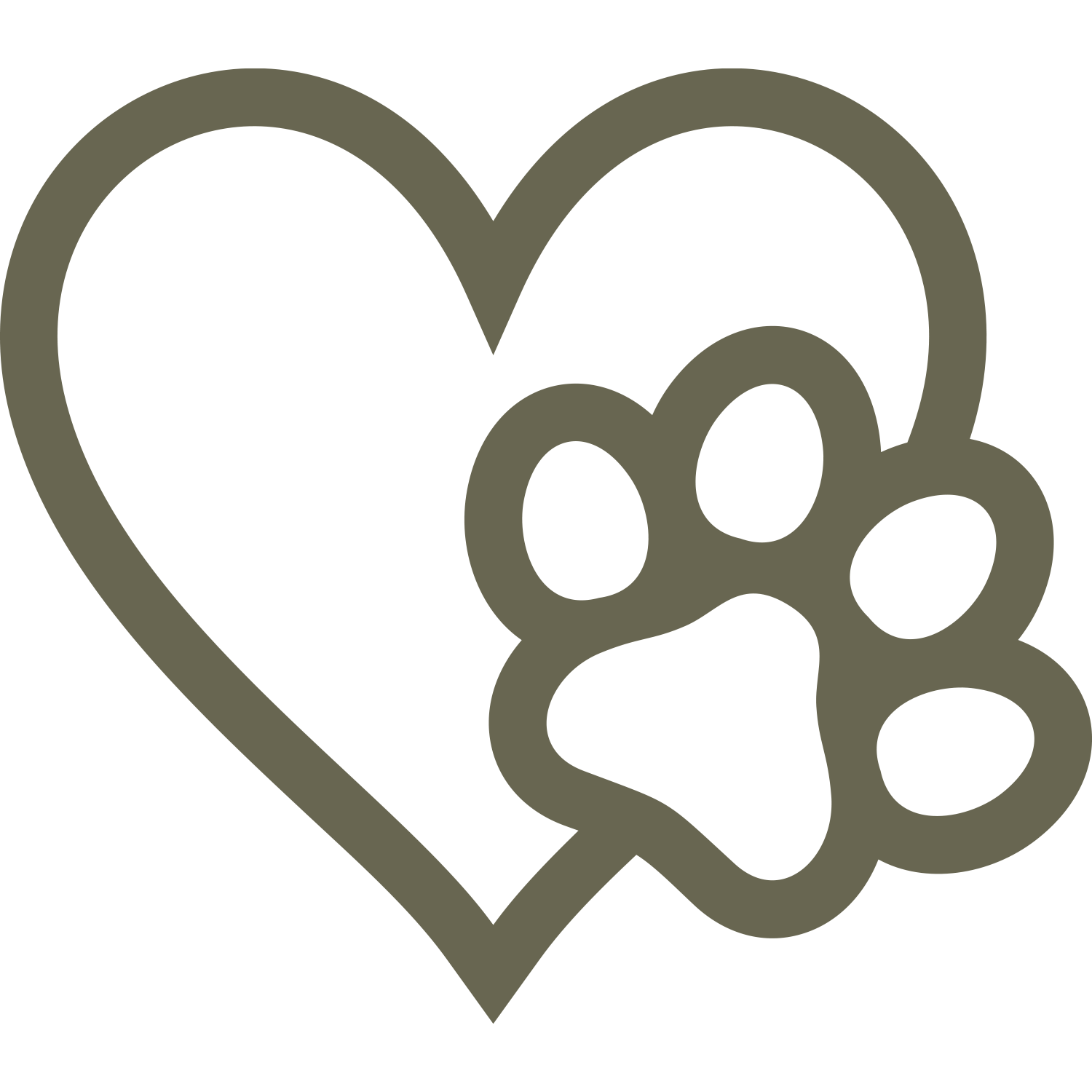 Heart and paw print design made into a Delrin leather stamp—perfect for pet memorials, custom collars, or handmade leather gifts for animal lovers.
