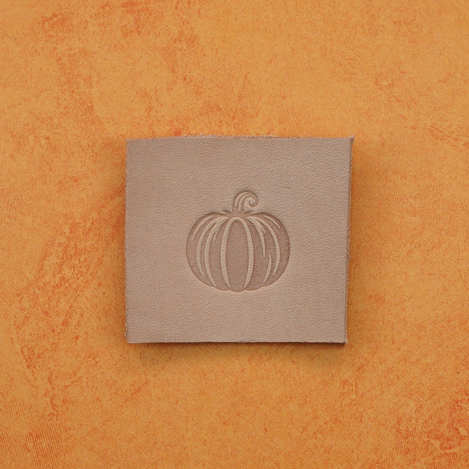 Pumpkin Delrin Leather Stamp