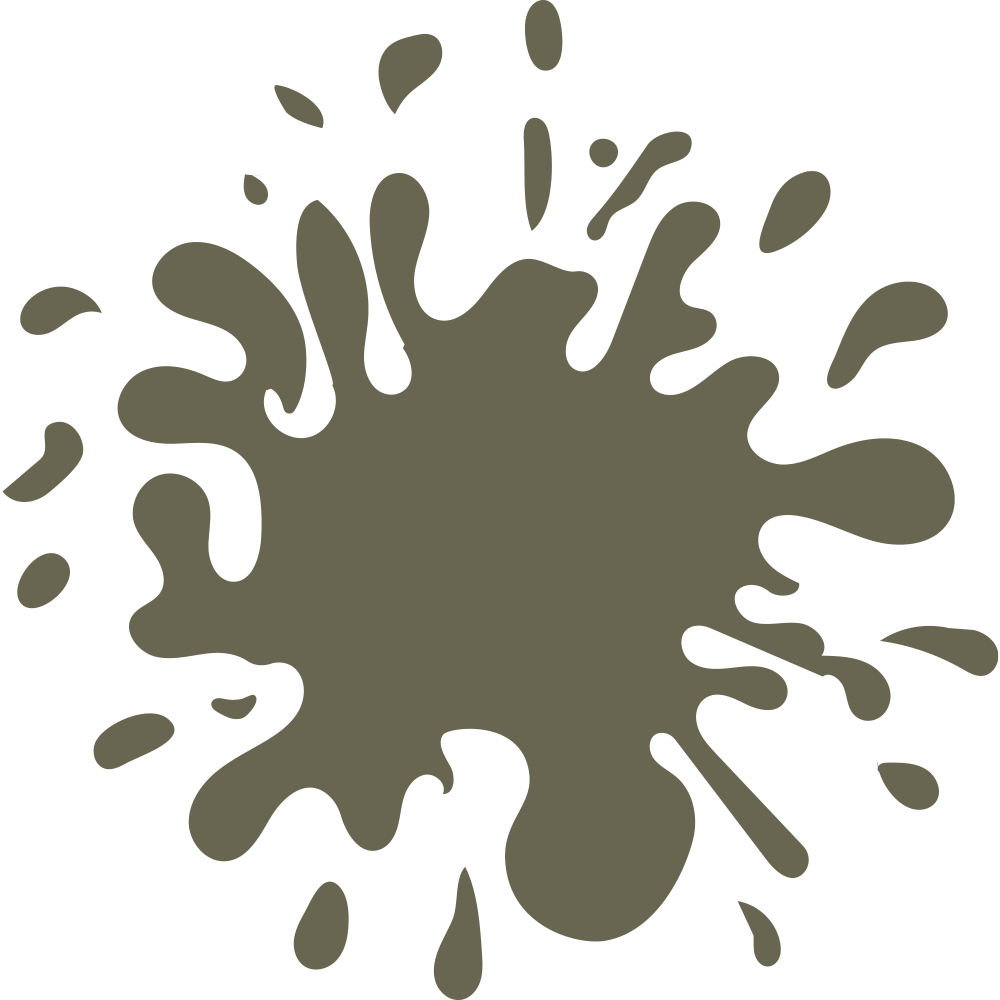 Paint Splatter Delrin Leather Stamp