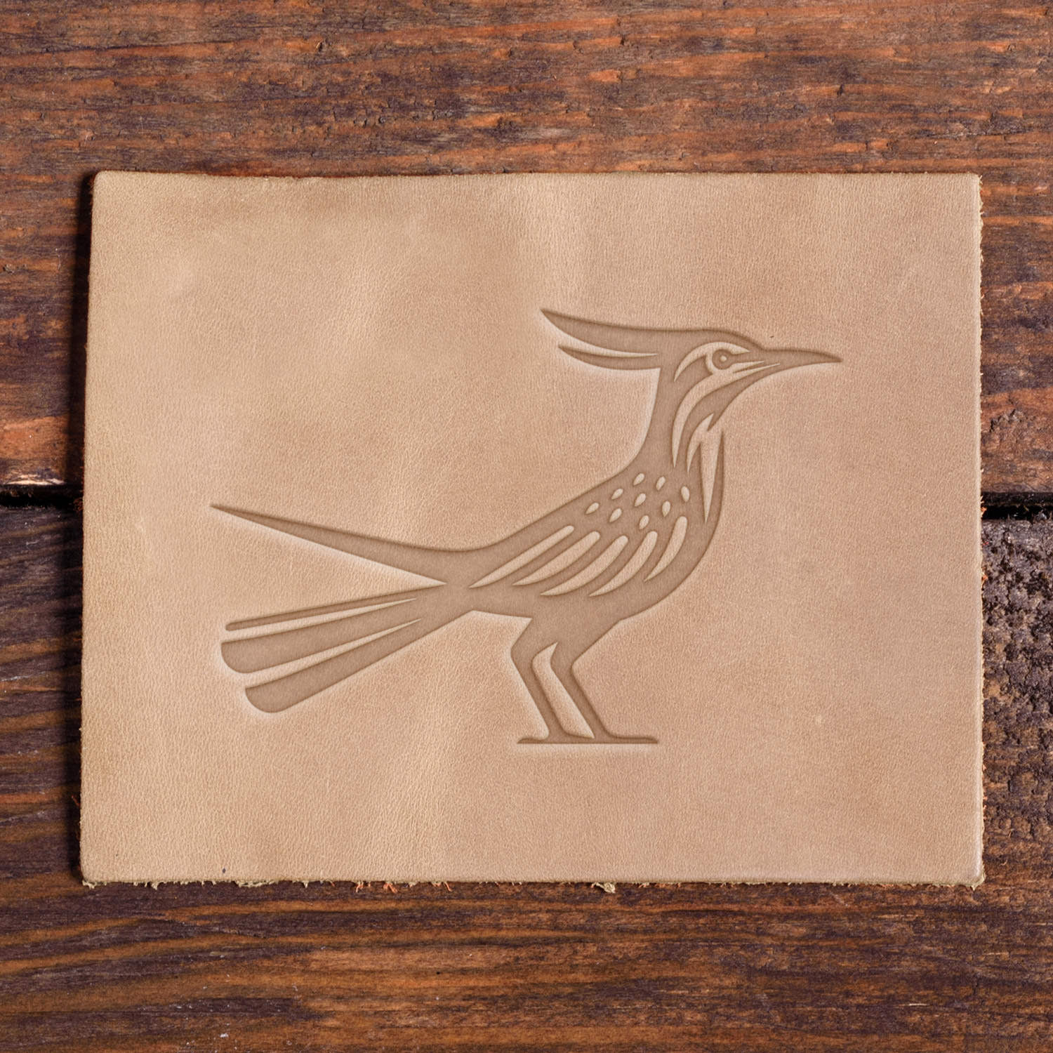 Roadrunner Delrin Leather Stamp