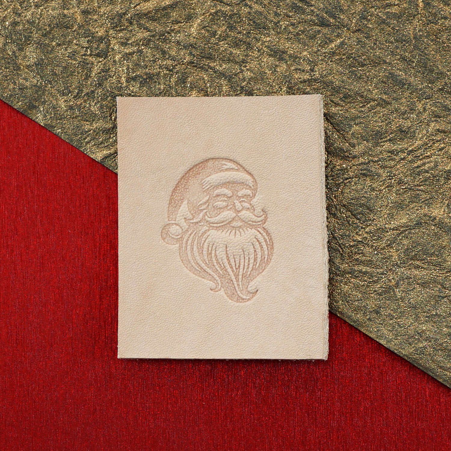 Santa Claus Delrin Leather Stamp