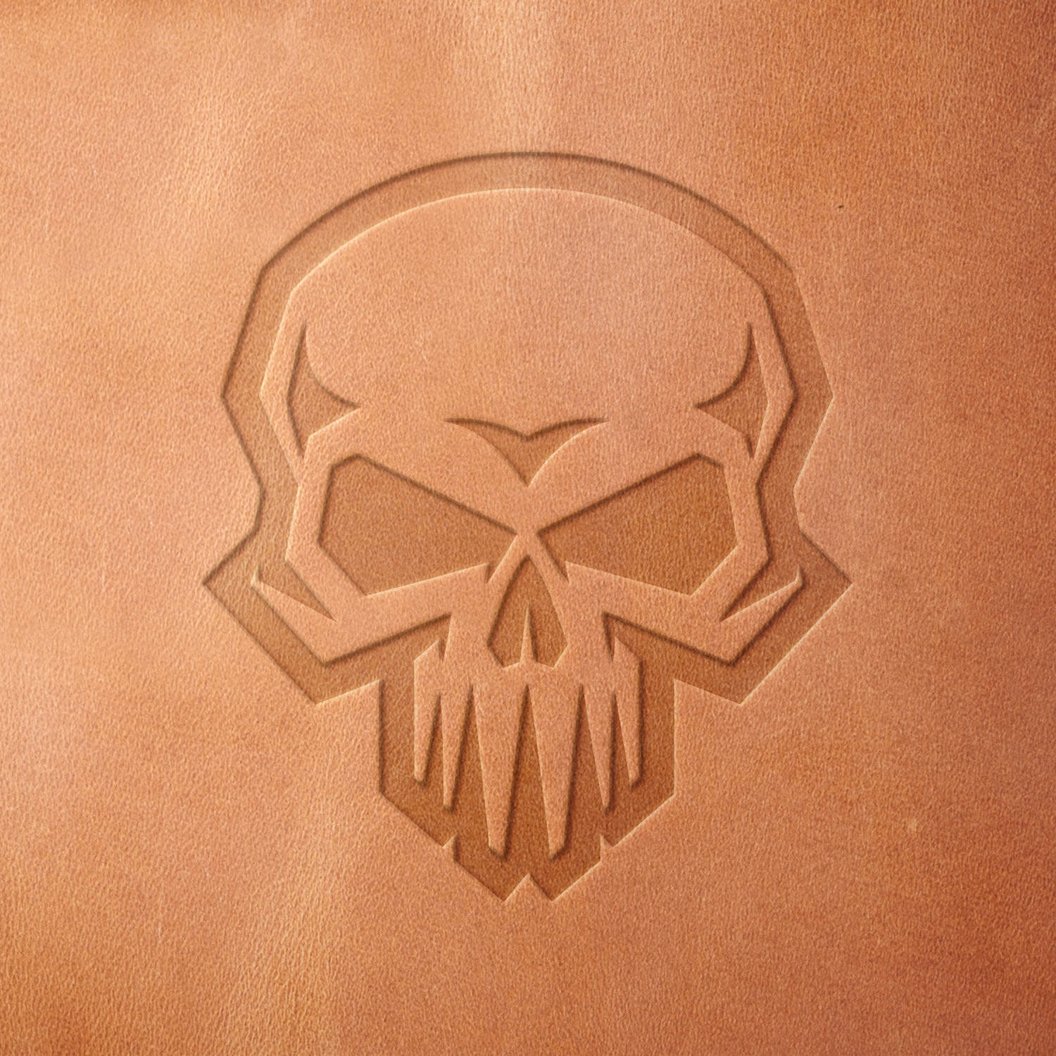 Skull Delrin Leather Stamp