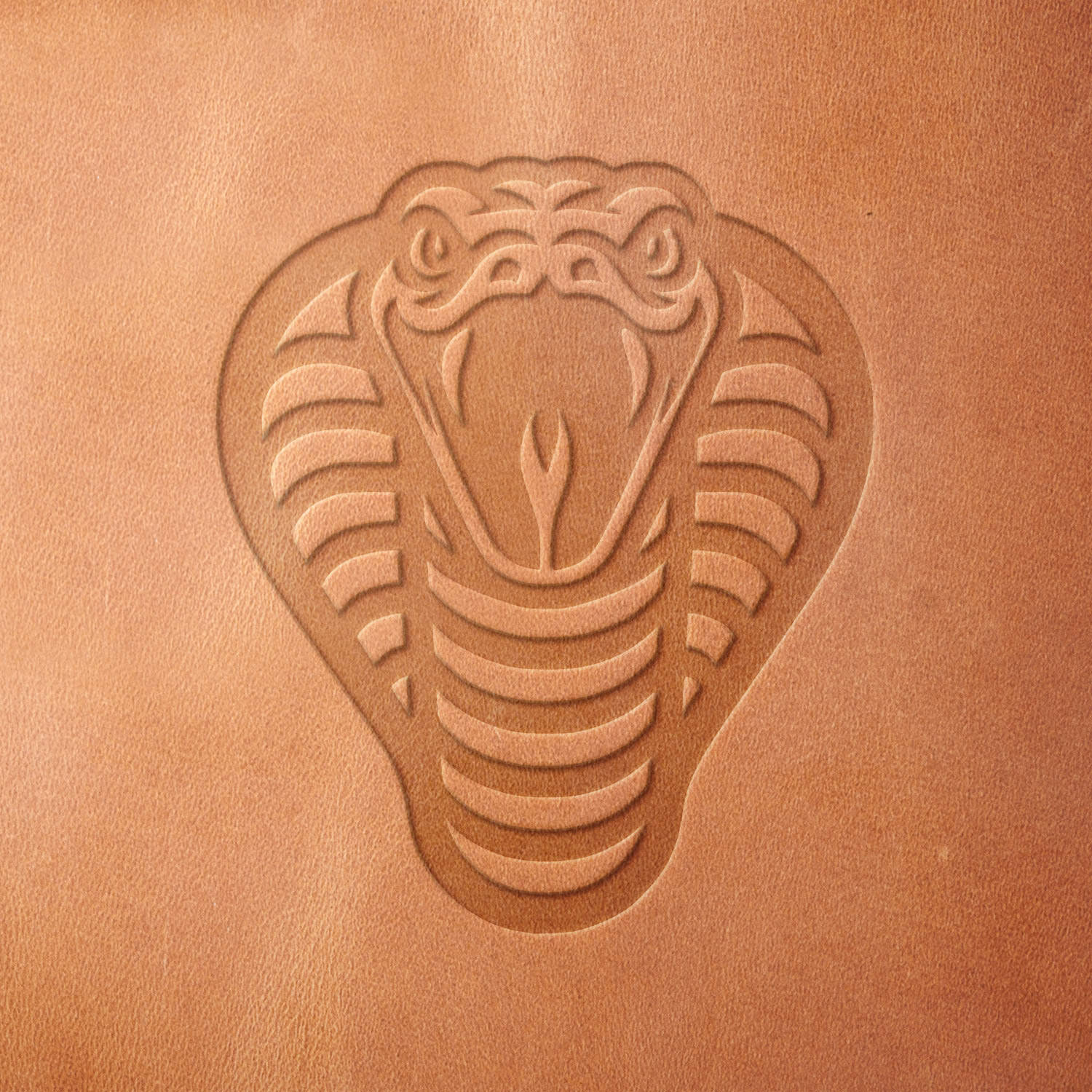Snake Head Delrin Leather Stamp