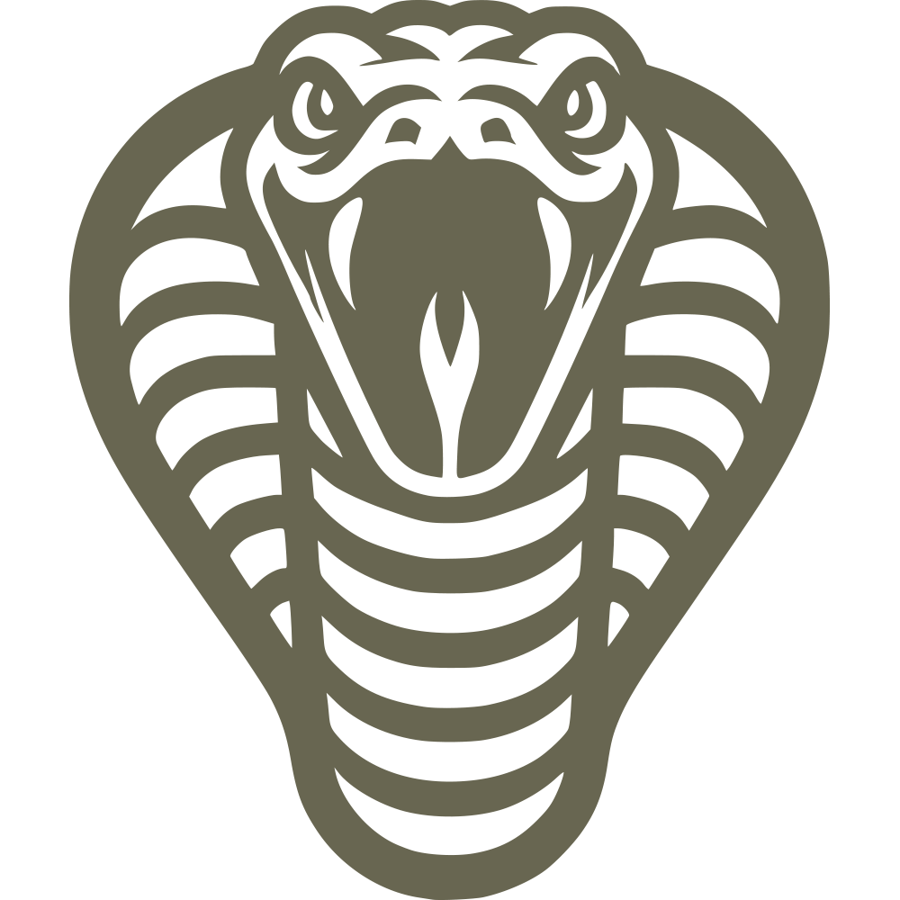 Snake Head Delrin Leather Stamp
