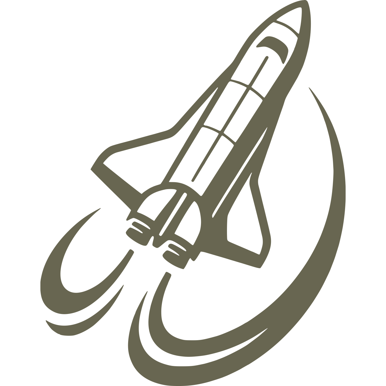 Spacecraft Delrin Leather Stamp