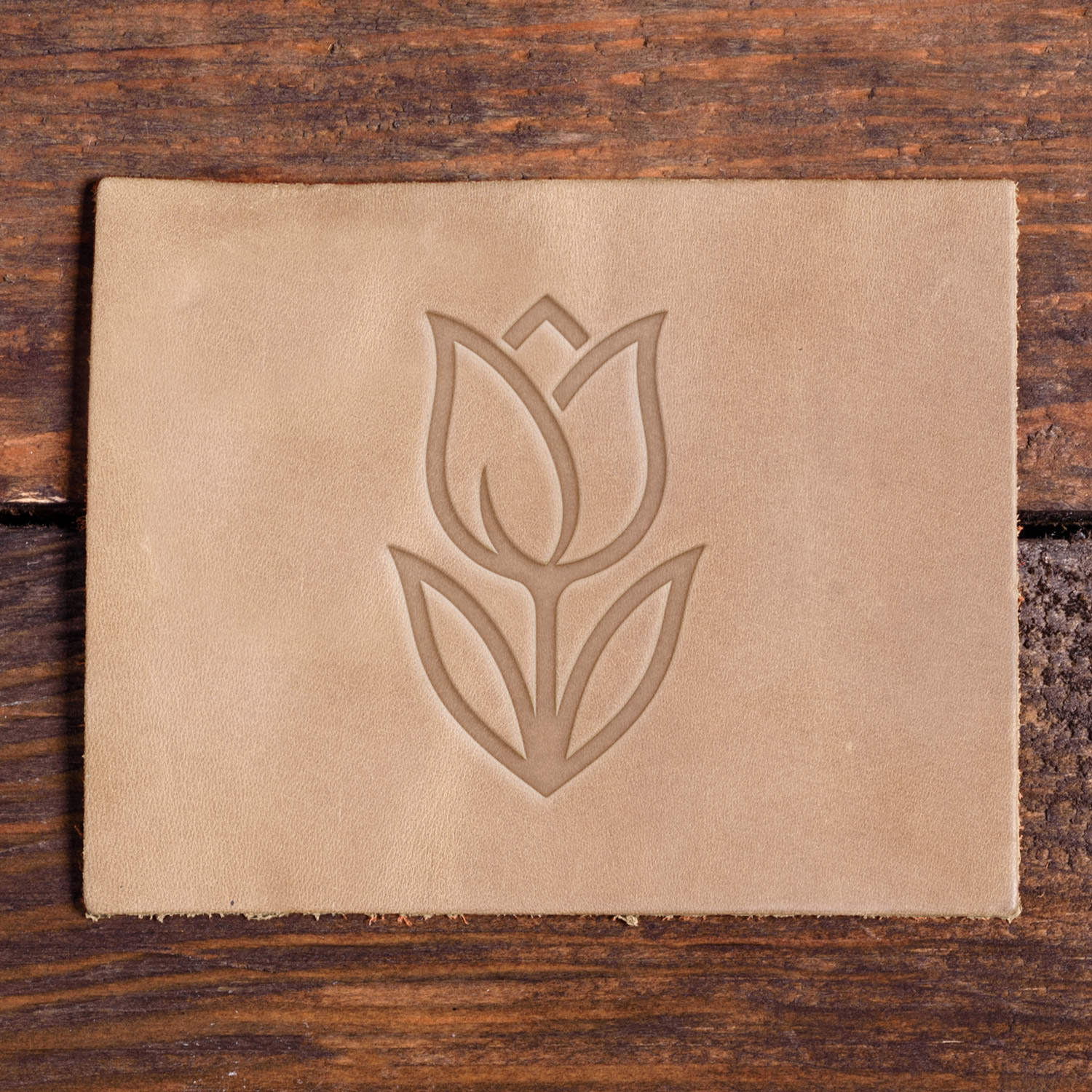 Tulip Delrin Leather Stamp