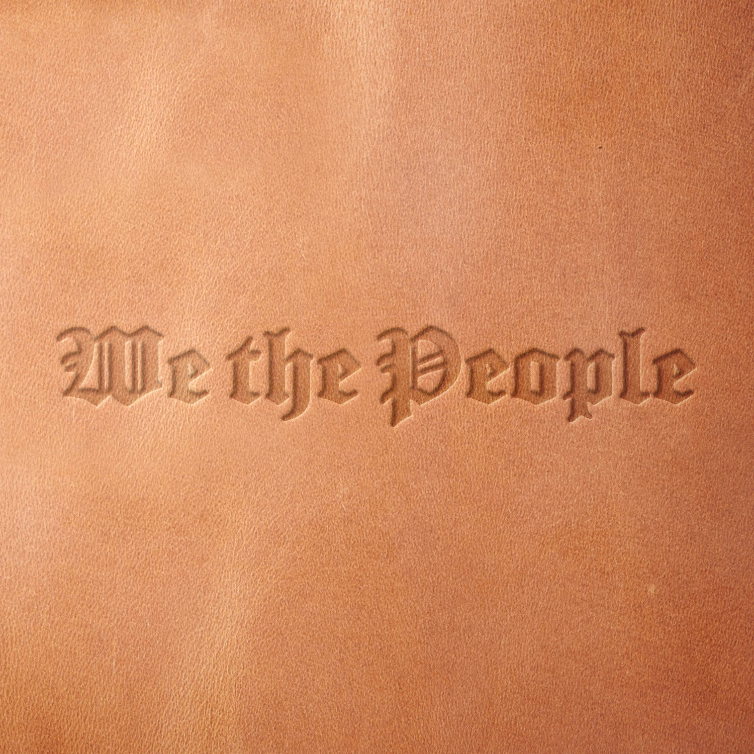 We the People Delrin Leather Stamp