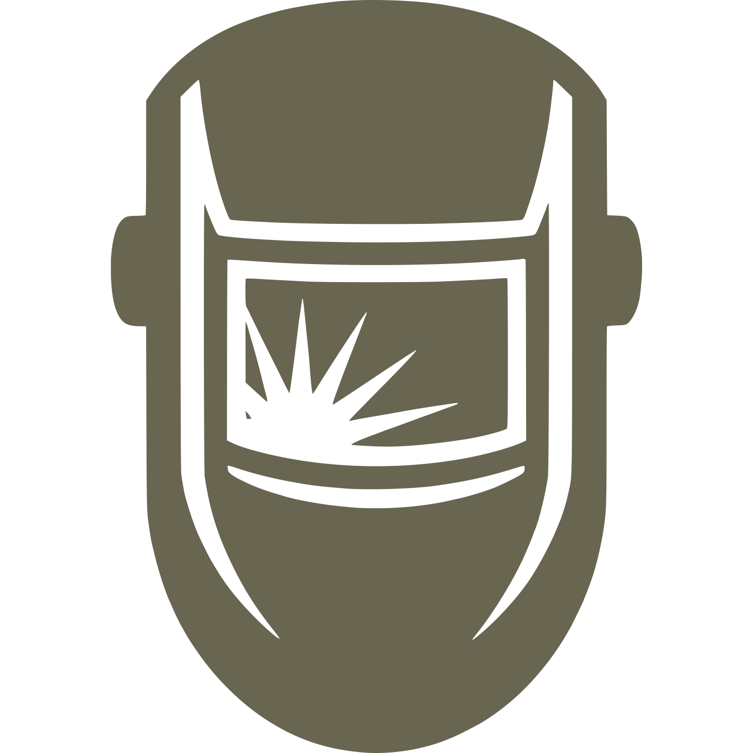 Welding Mask Delrin Leather Stamp