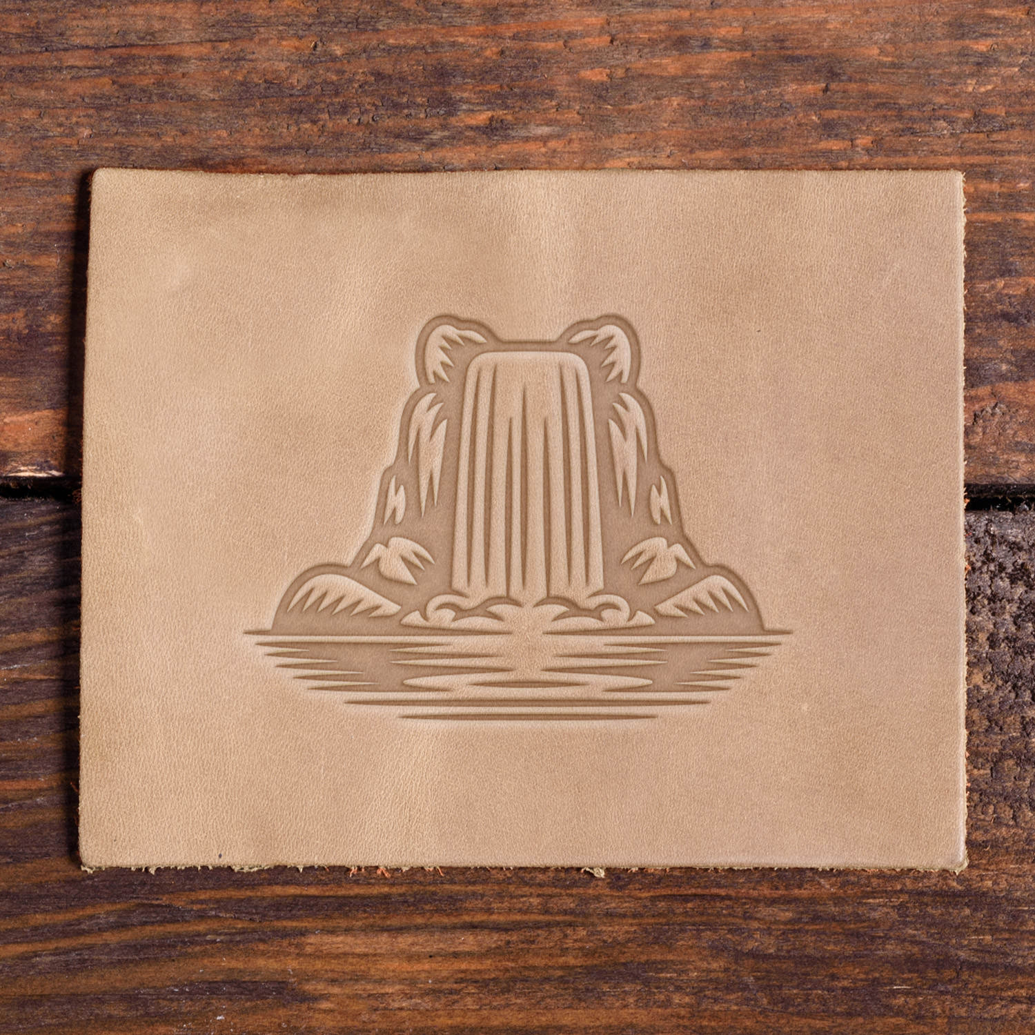 Waterfall Delrin Leather Stamp