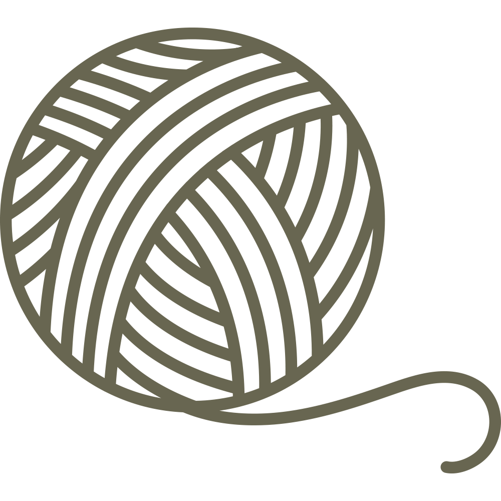 Yarn Ball Delrin Leather Stamp