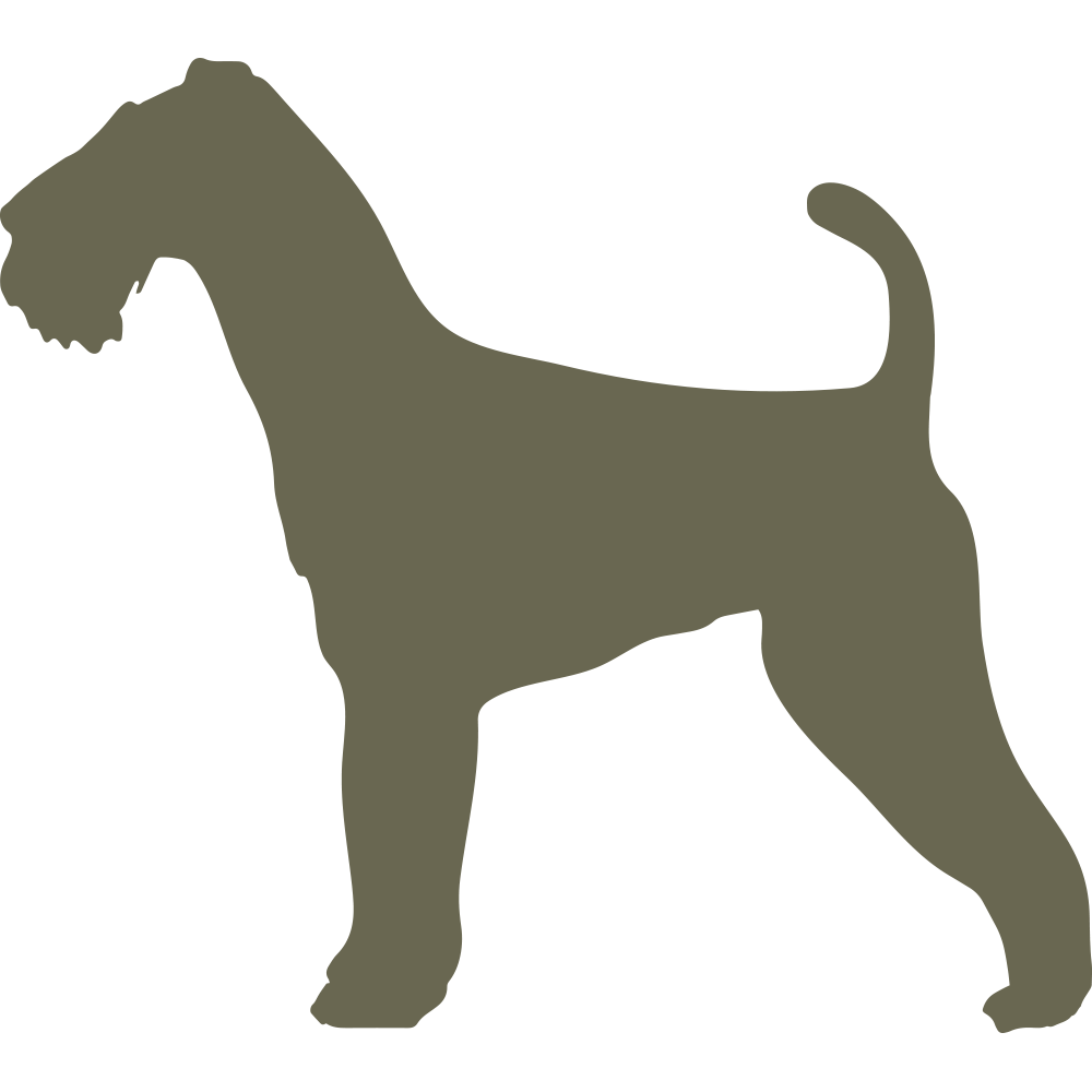 Airedale Terrier Dog Delrin Leather Stamp - All Good Leather Co.
