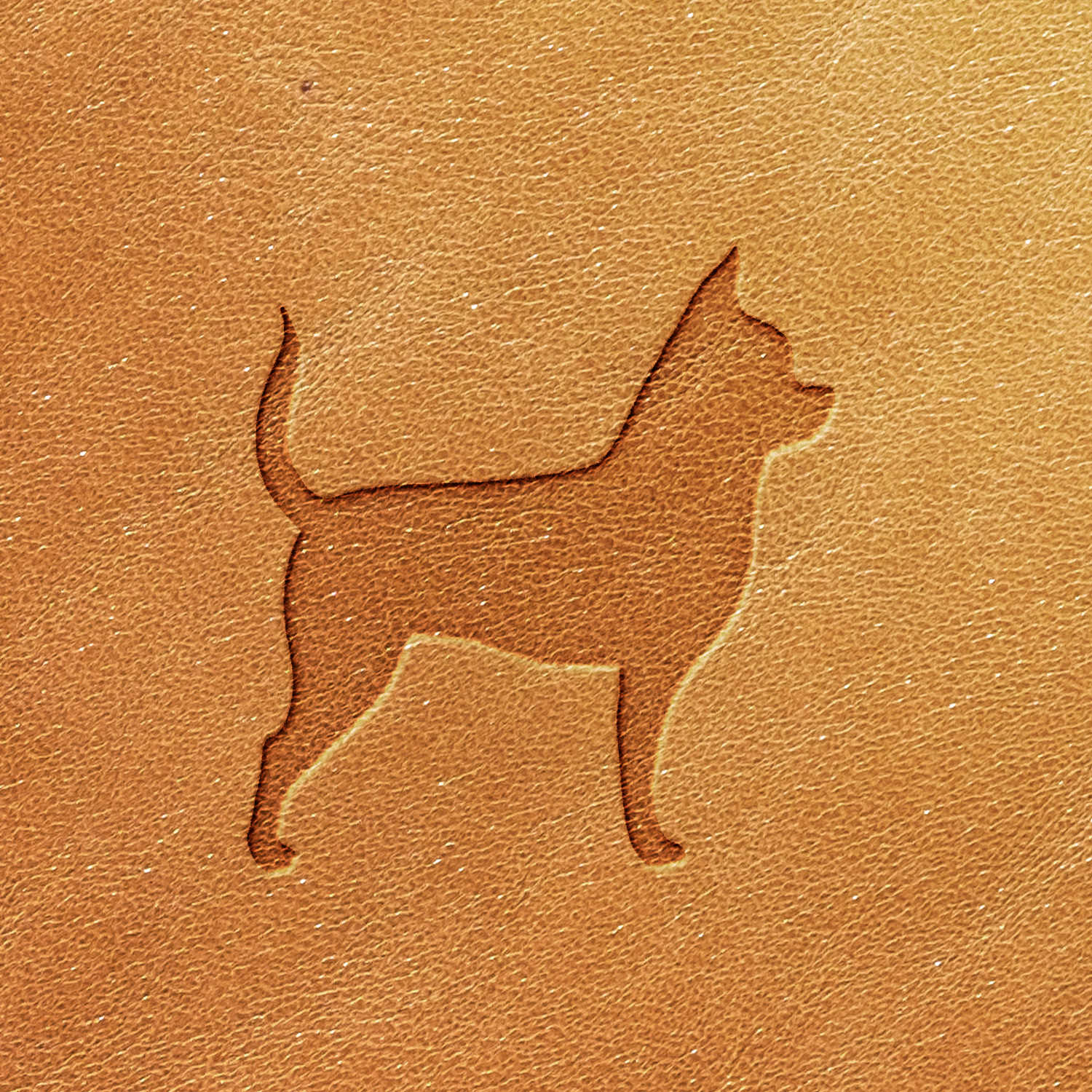 Chihuahua Dog Delrin Leather Stamp - All Good Leather Co.