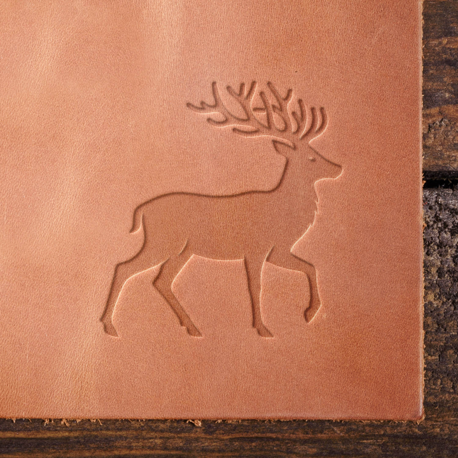 Deer Delrin Leather Stamp - All Good Leather Co.